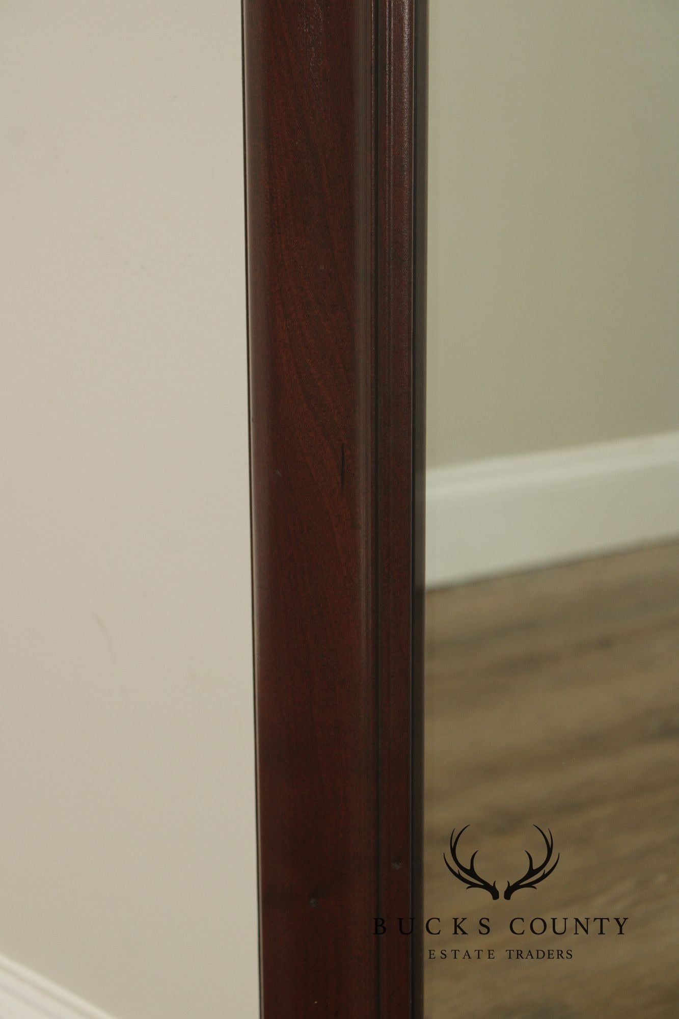 Vintage Cherry Ogee Frame Wall Mirror