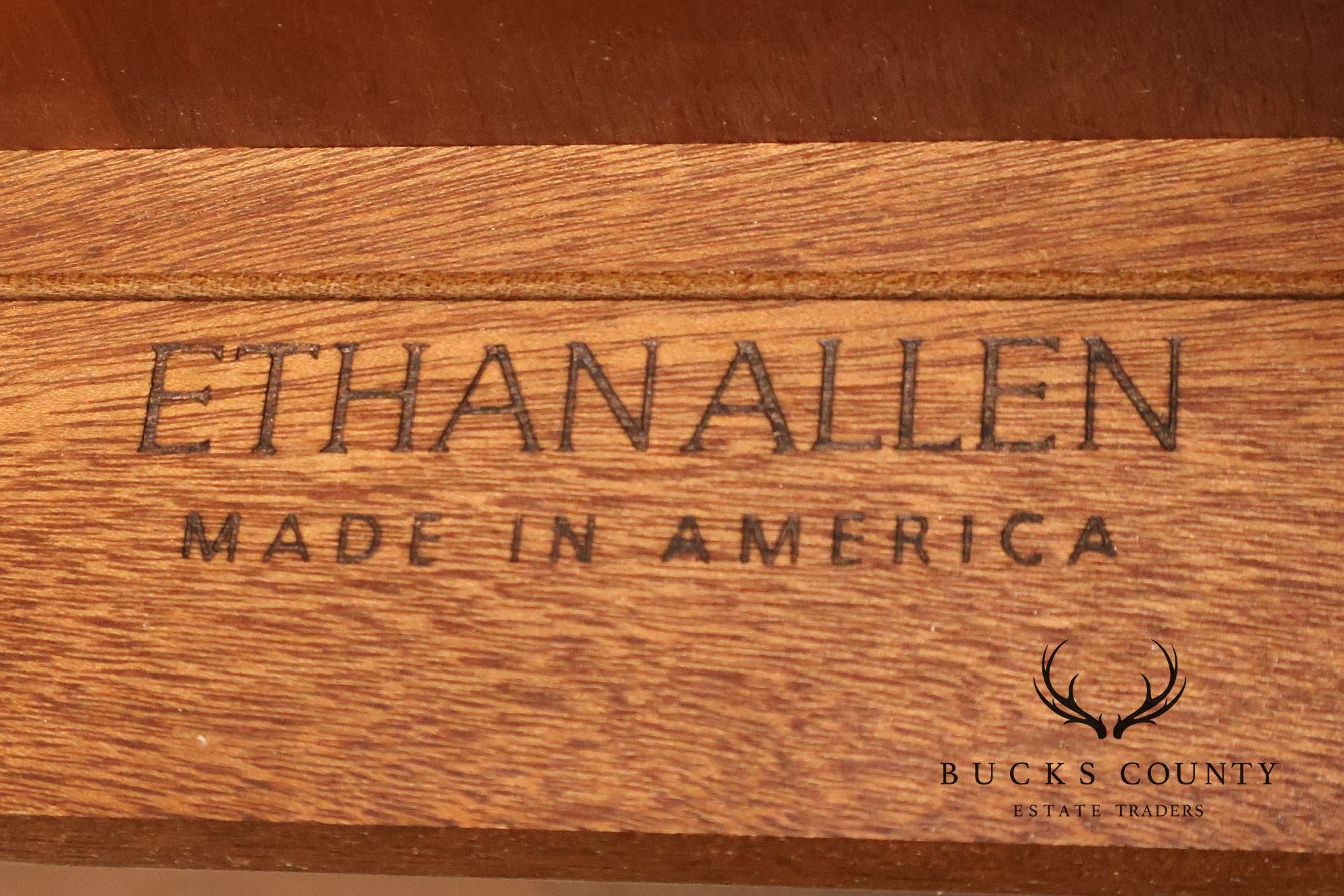 Ethan Allen '18th Century Mahogany' Collection Dining Table
