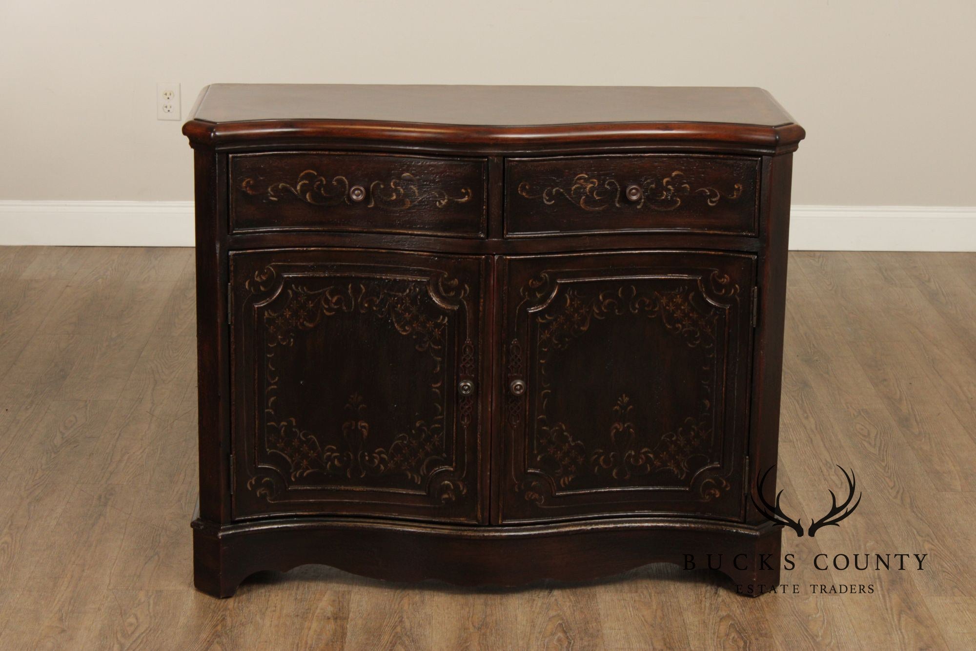 Hooker Furniture 'Seven Seas' Paint Decorated Server