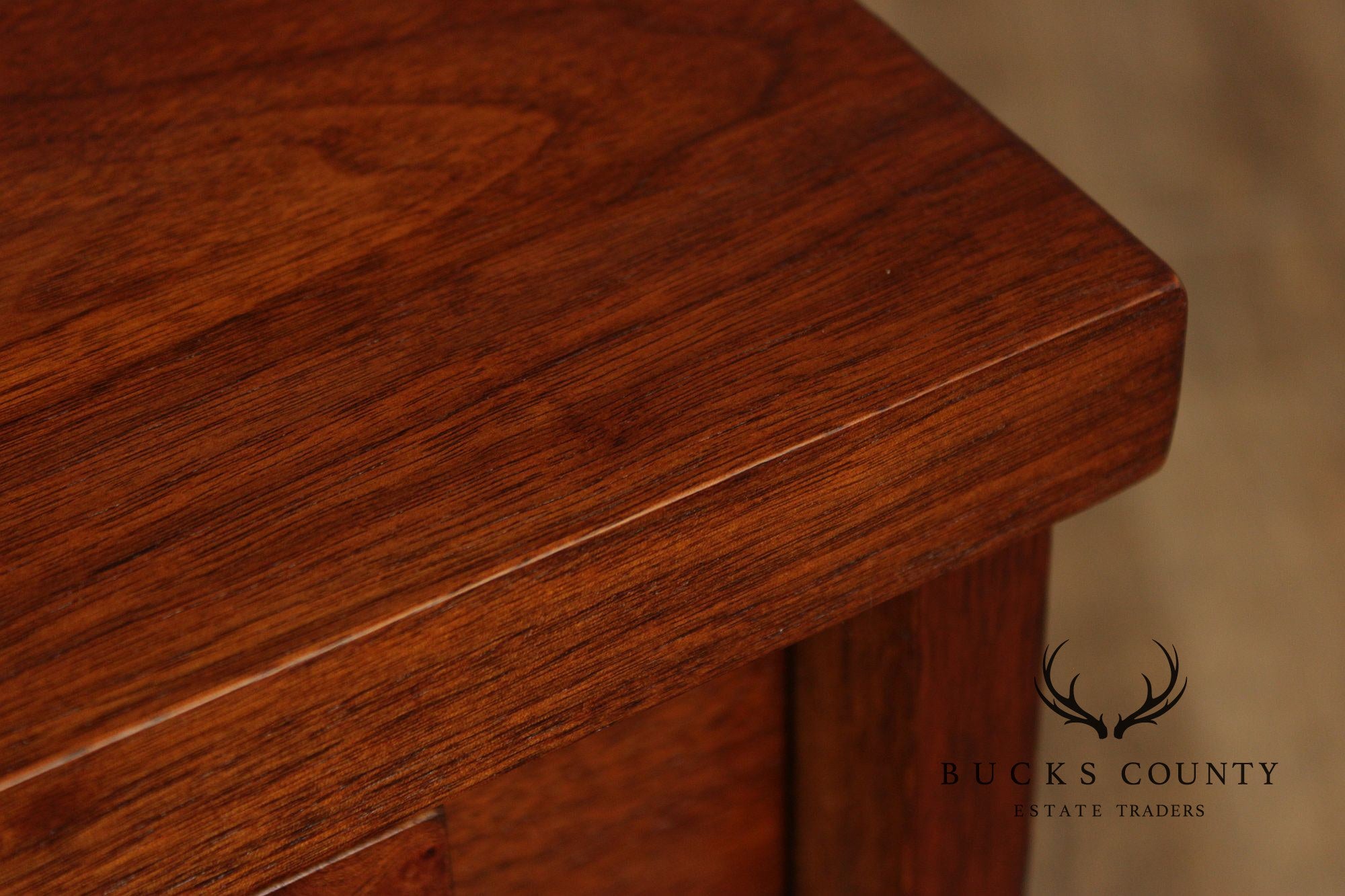 Mid Century Modern Pair of Walnut Nightstands