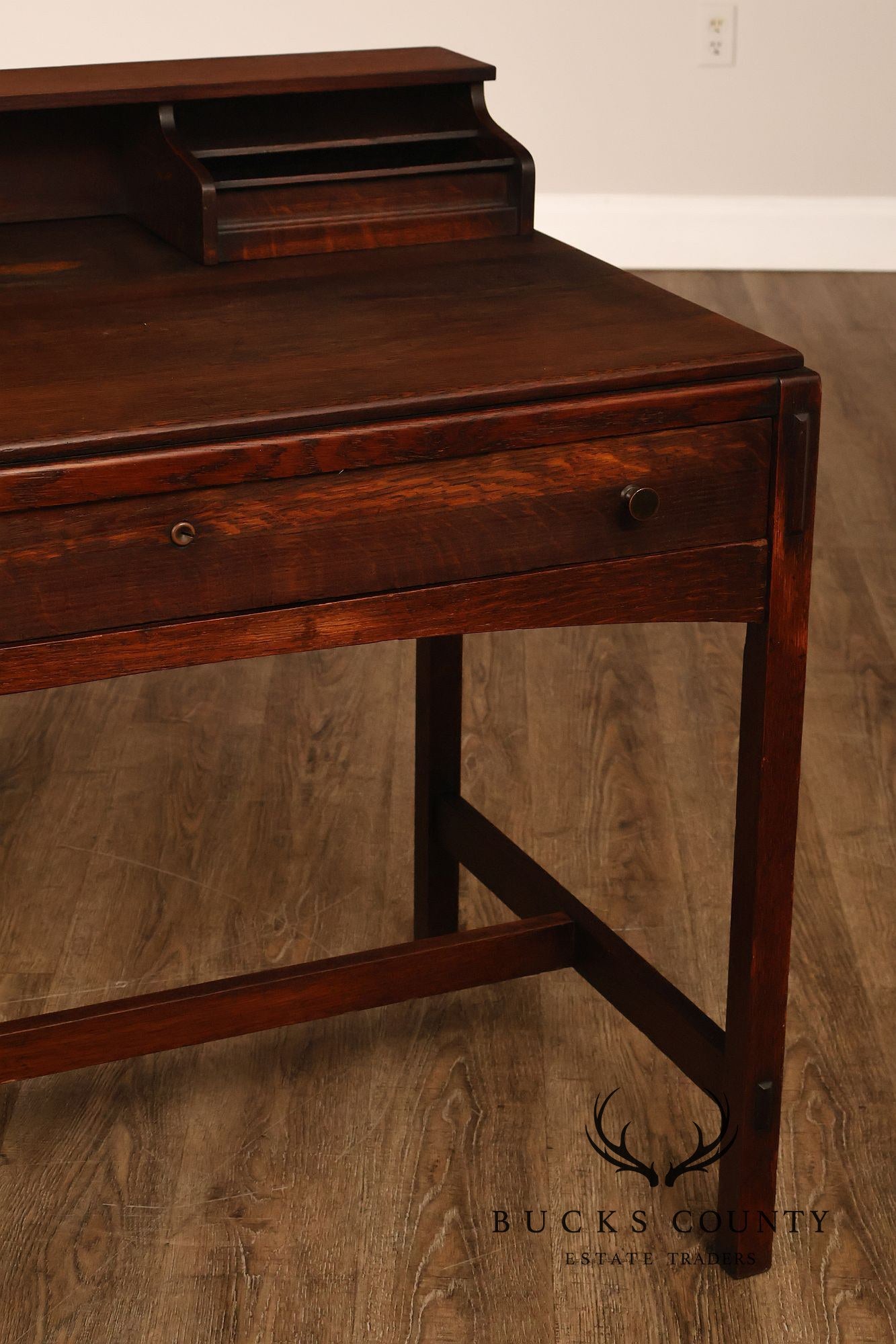 Limbert Antique Arts & Crafts Oak Writing Desk #492 1/4