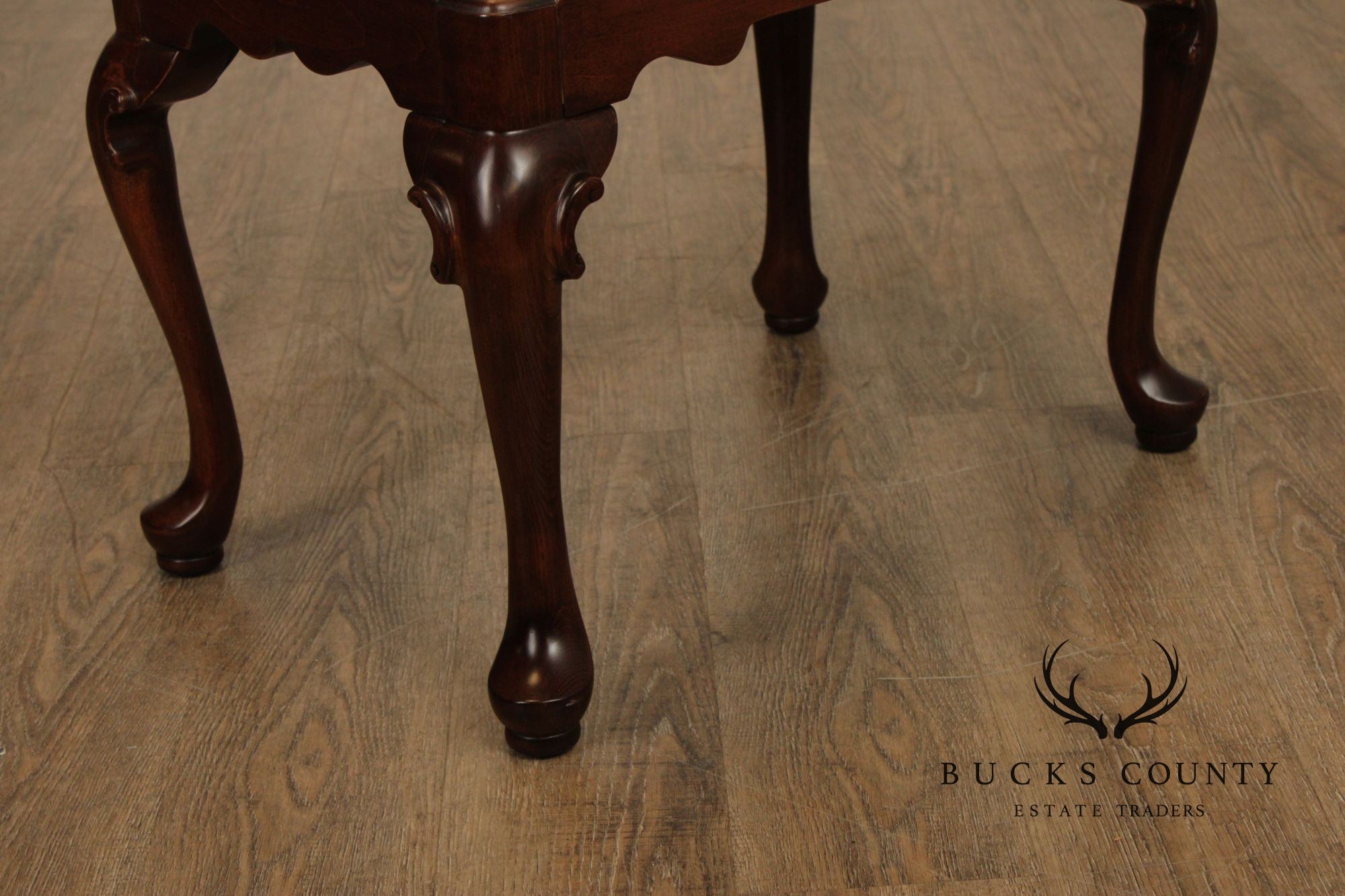 Ethan Allen 'Georgian Court' Pair of Cherry Benches
