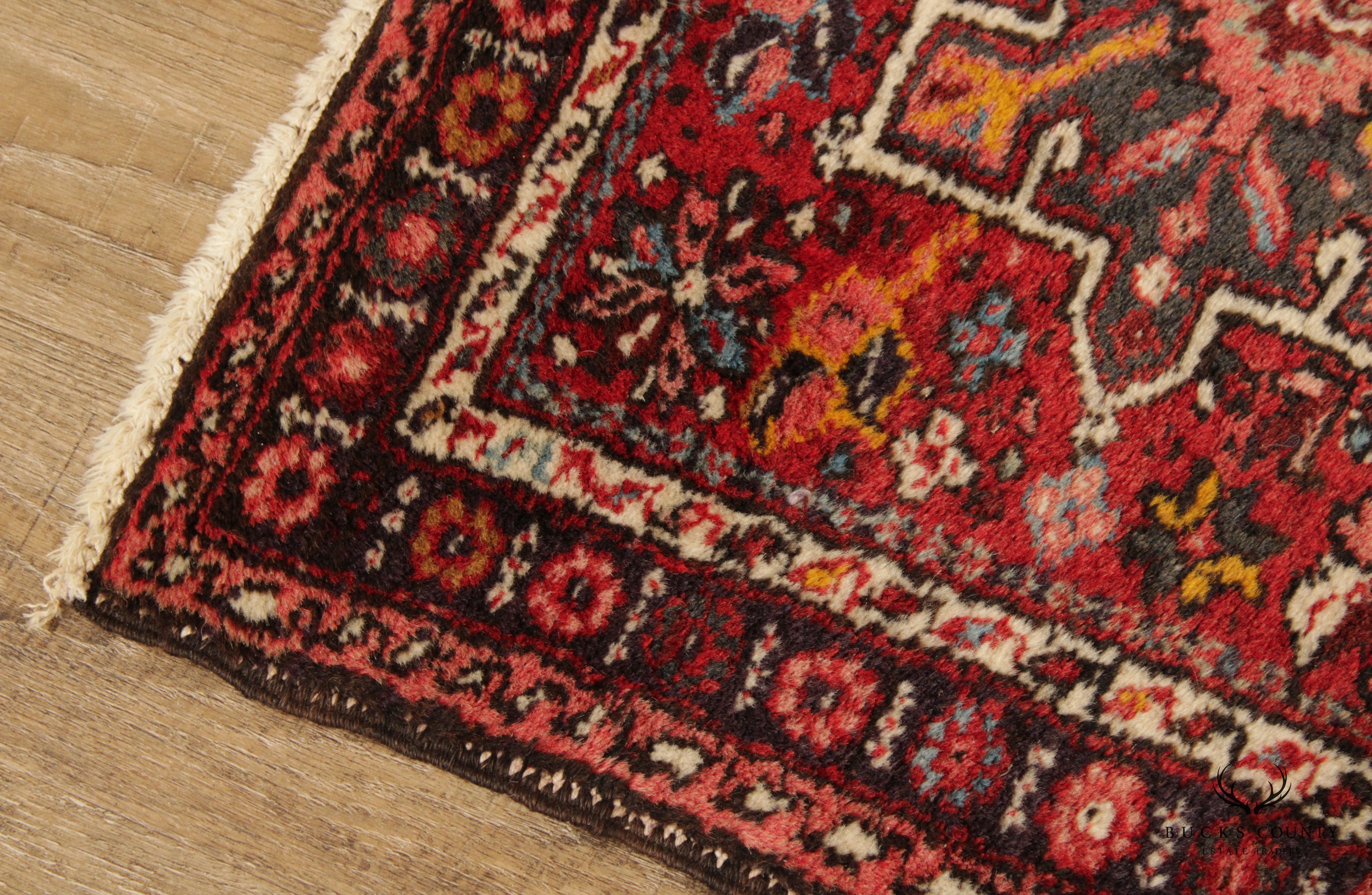 Vintage Afghan Kazak Area Rug, 4' x 2.5'