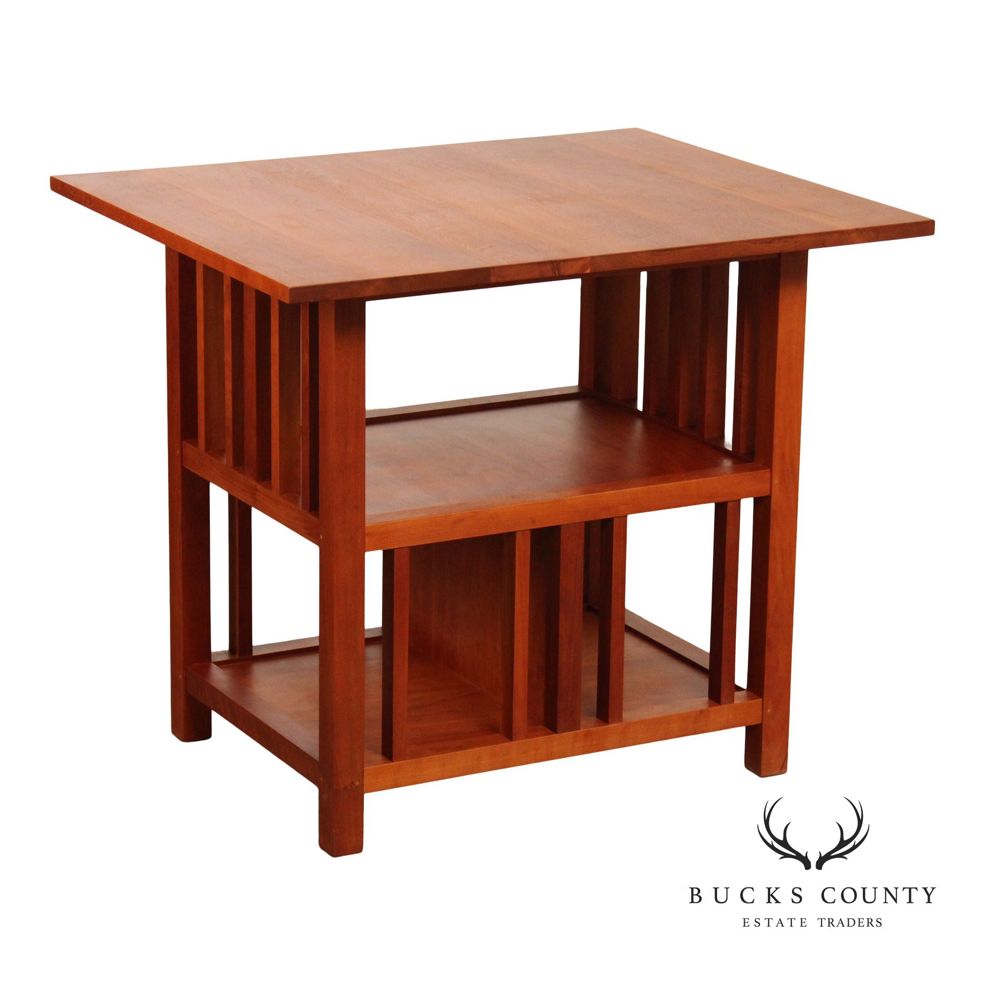 Thomas Moser Studio Crafted Cherry Bookshelf End Table