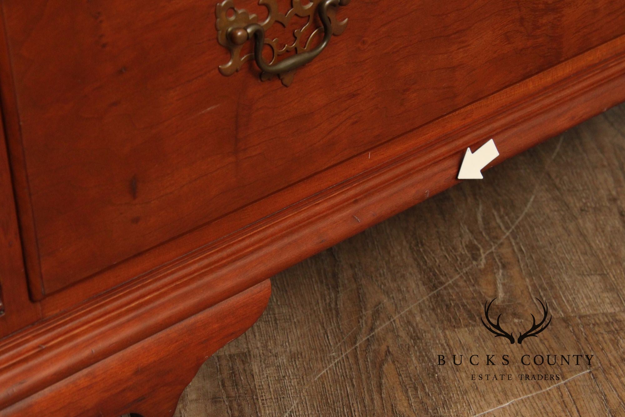 Virginia Craftsmen Reproductions Chippendale Style Cherry Highboy
