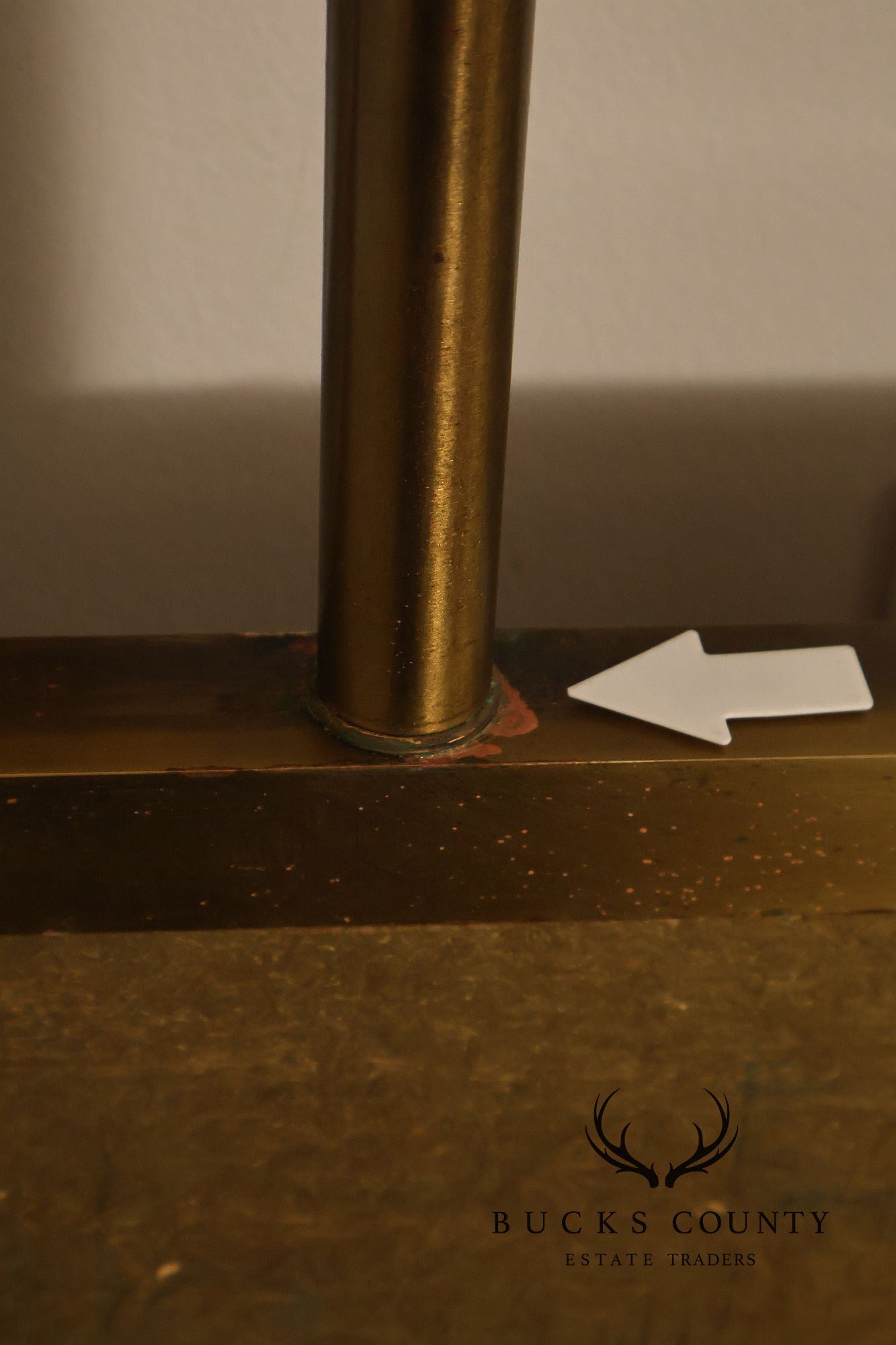 Mastercraft Vintage Brass King Headboard
