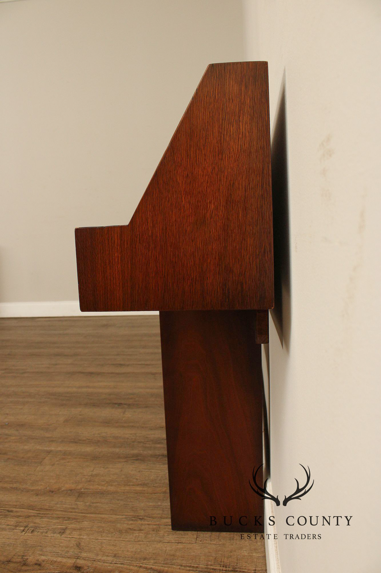 Mid Century Modern Walnut Extended Headboard