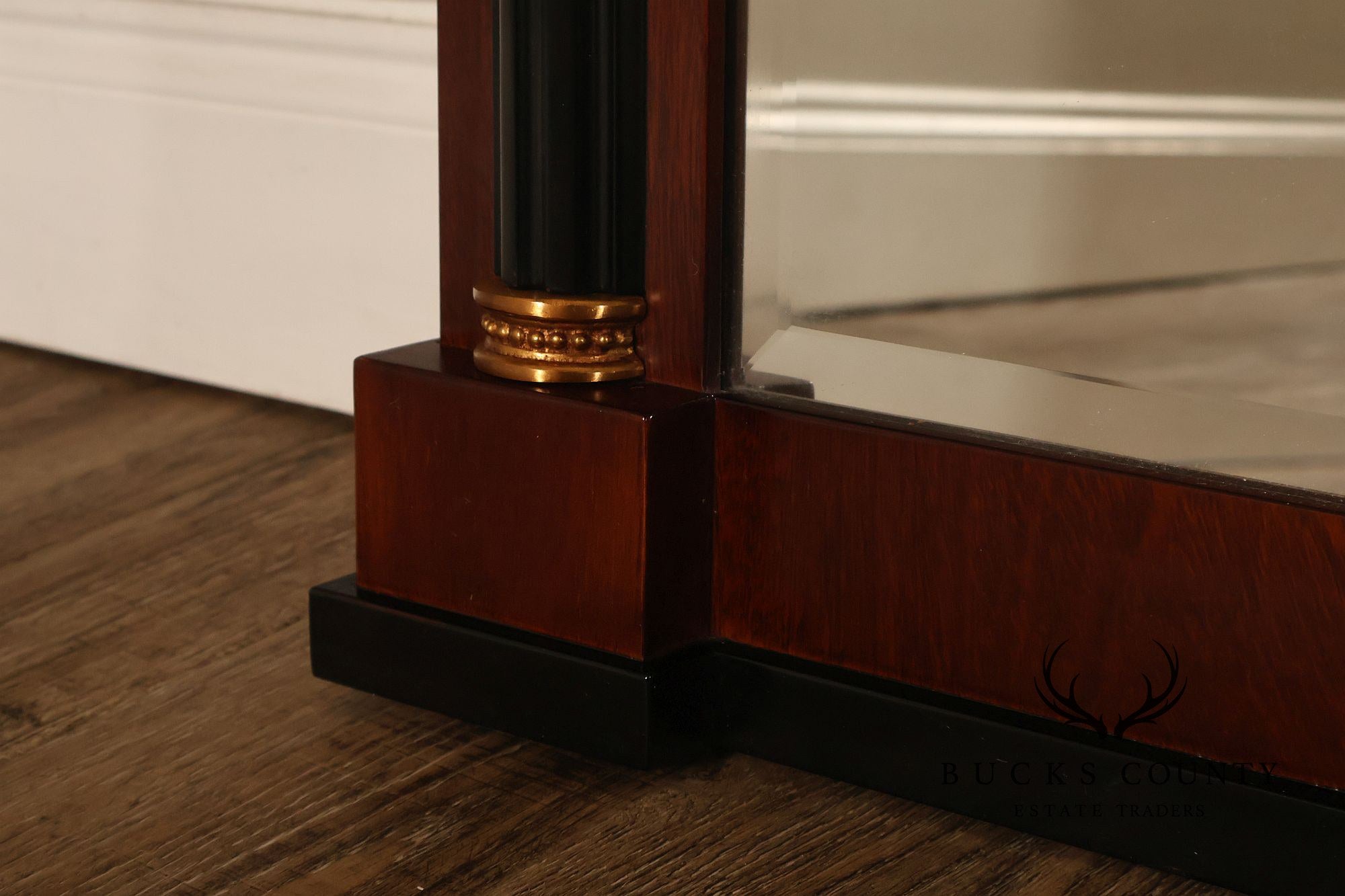Mariner Fine Furniture Empire Style Mahogany Frame Wall Mirror