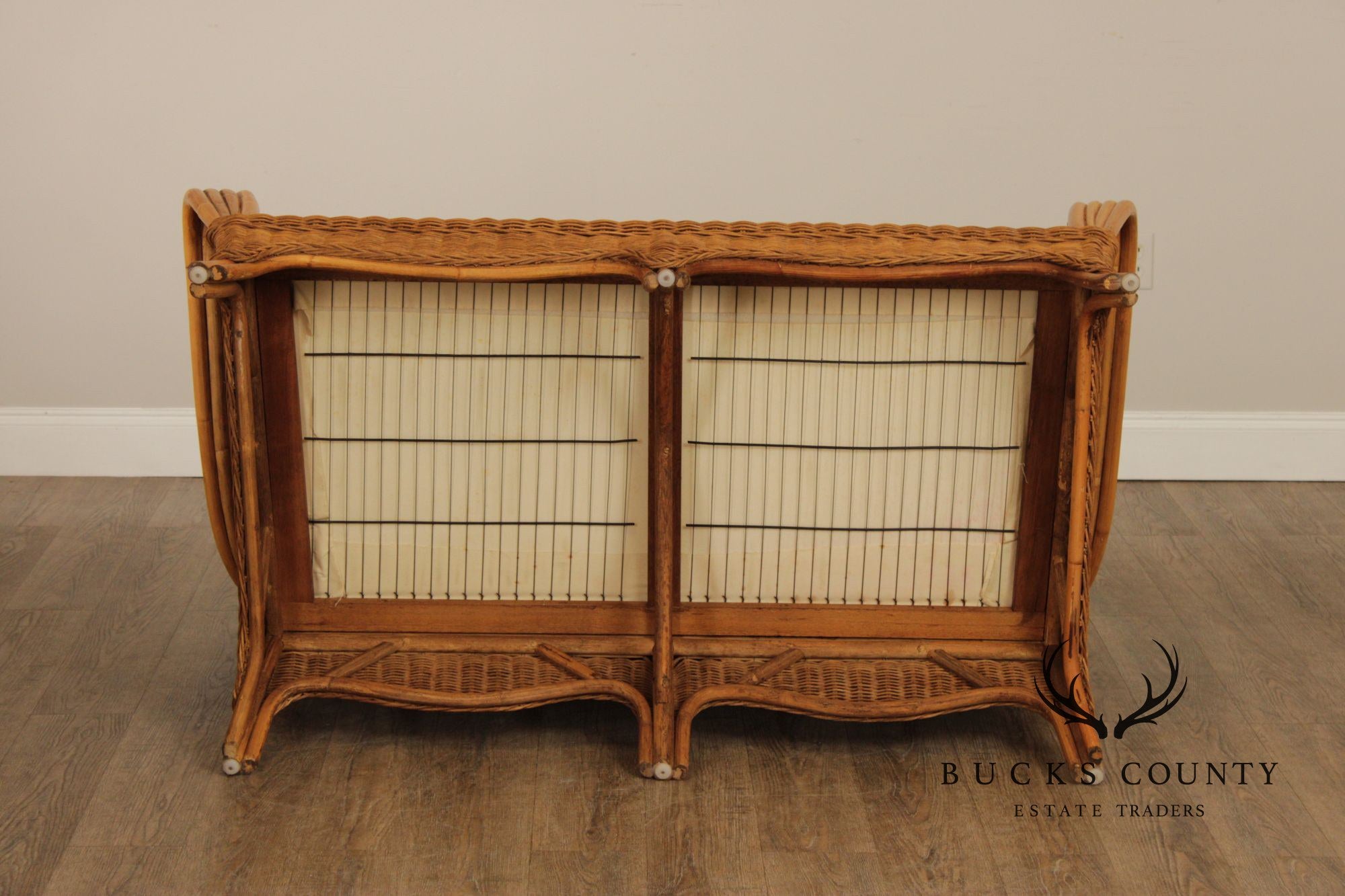 Braxton Culler Rattan and Wicker Loveseat
