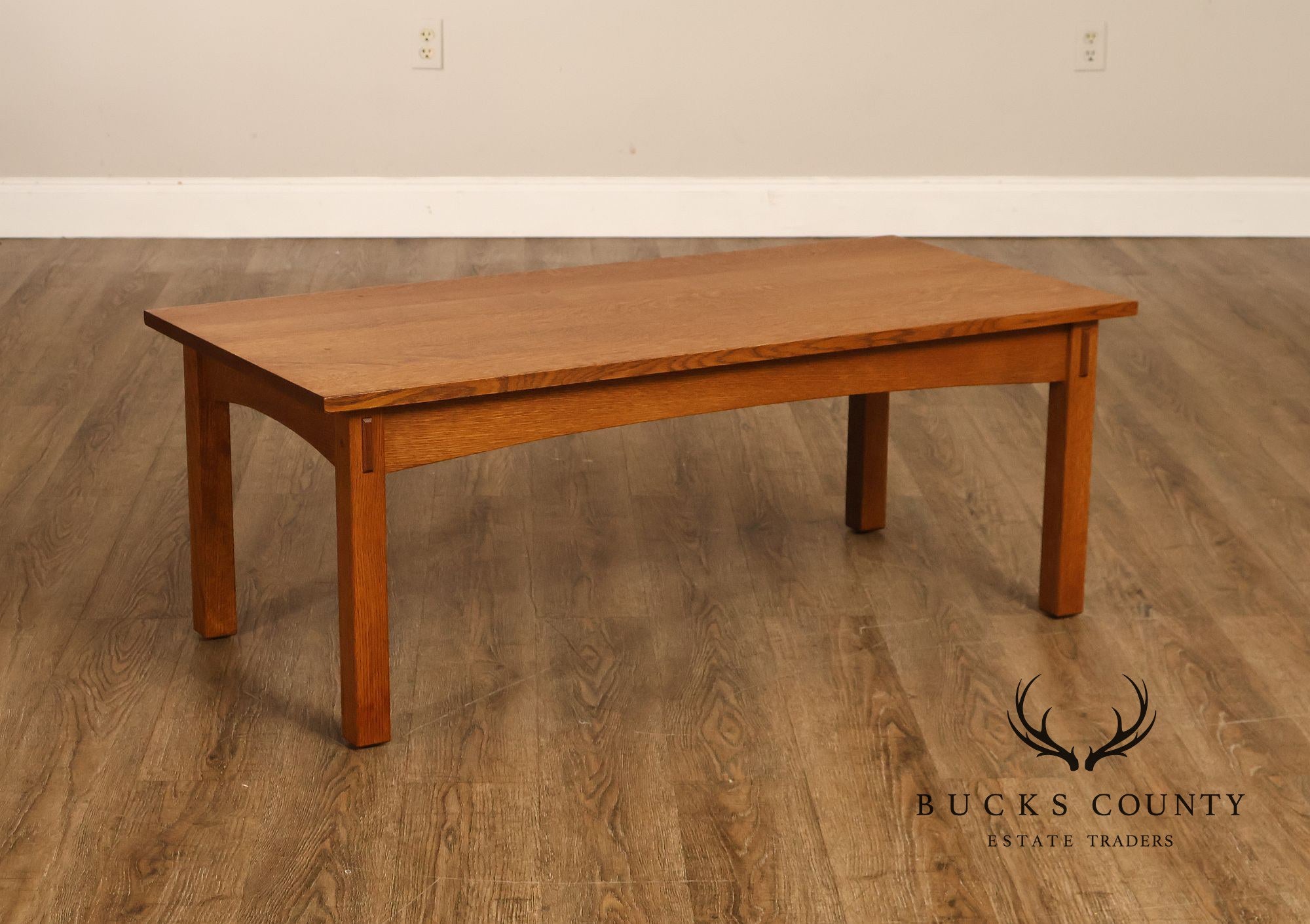 Stickley Mission Collection Oak Cocktail Table
