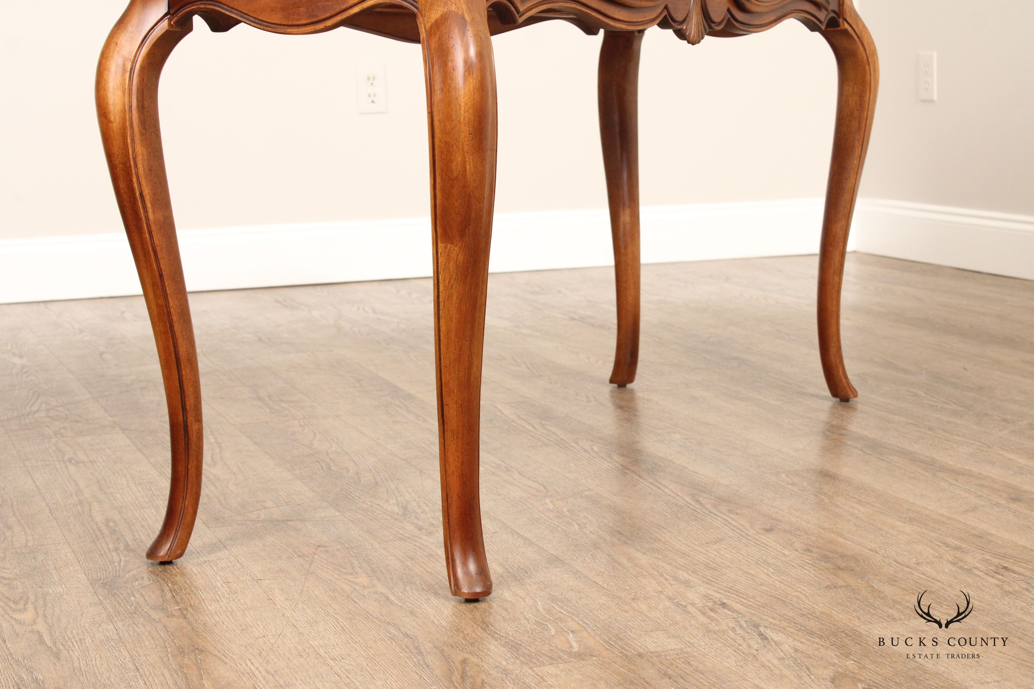 Ethan Allen 'Country French' Two-Drawer Console Table