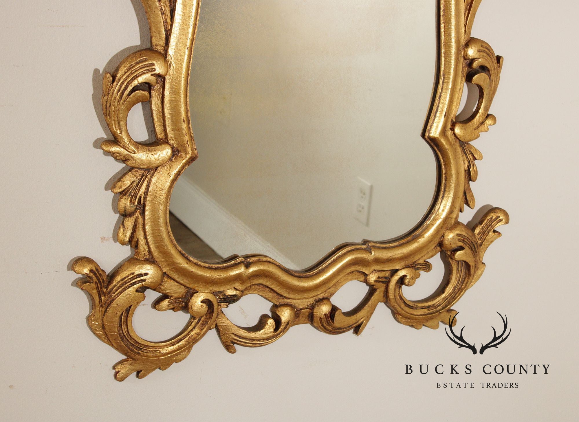 Francisco Hurtado Rococo Style Giltwood Wall Mirror