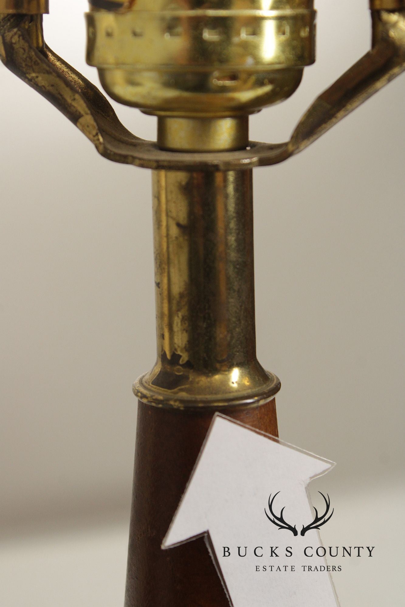 Mid Century Modern Cork Table Lamp