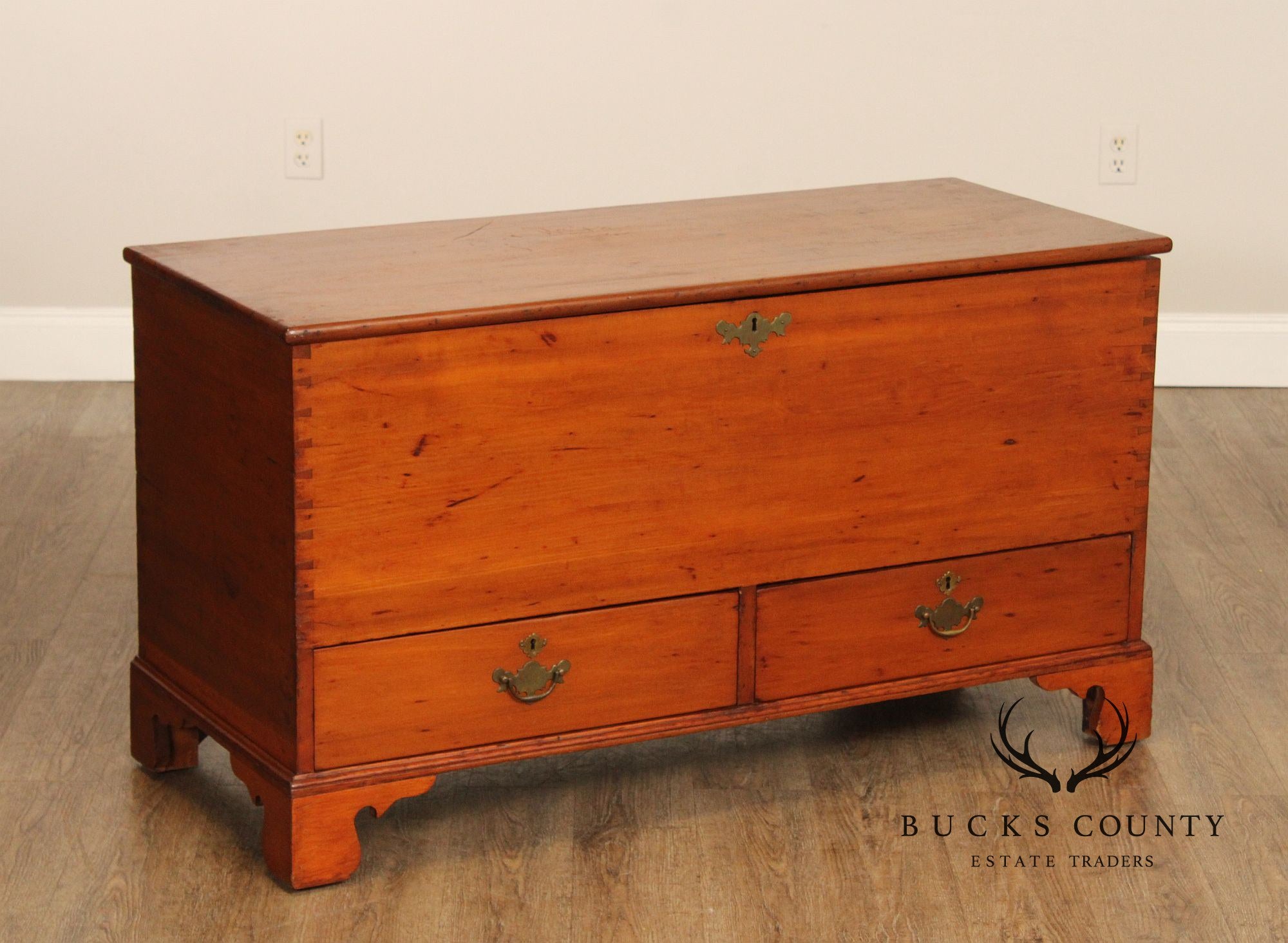 Antique Chippendale Style Blanket Chest
