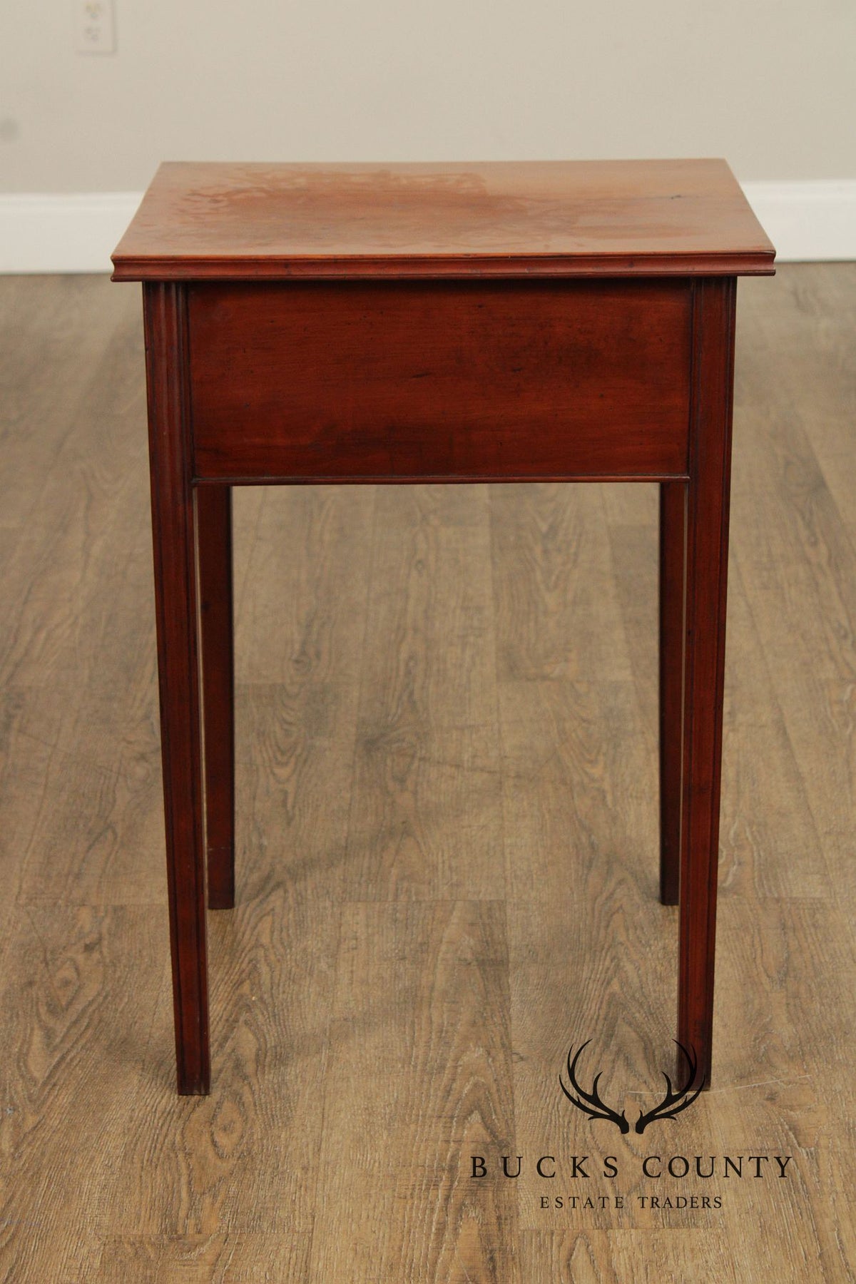Antique Chippendale Cherry One-Drawer Work Table