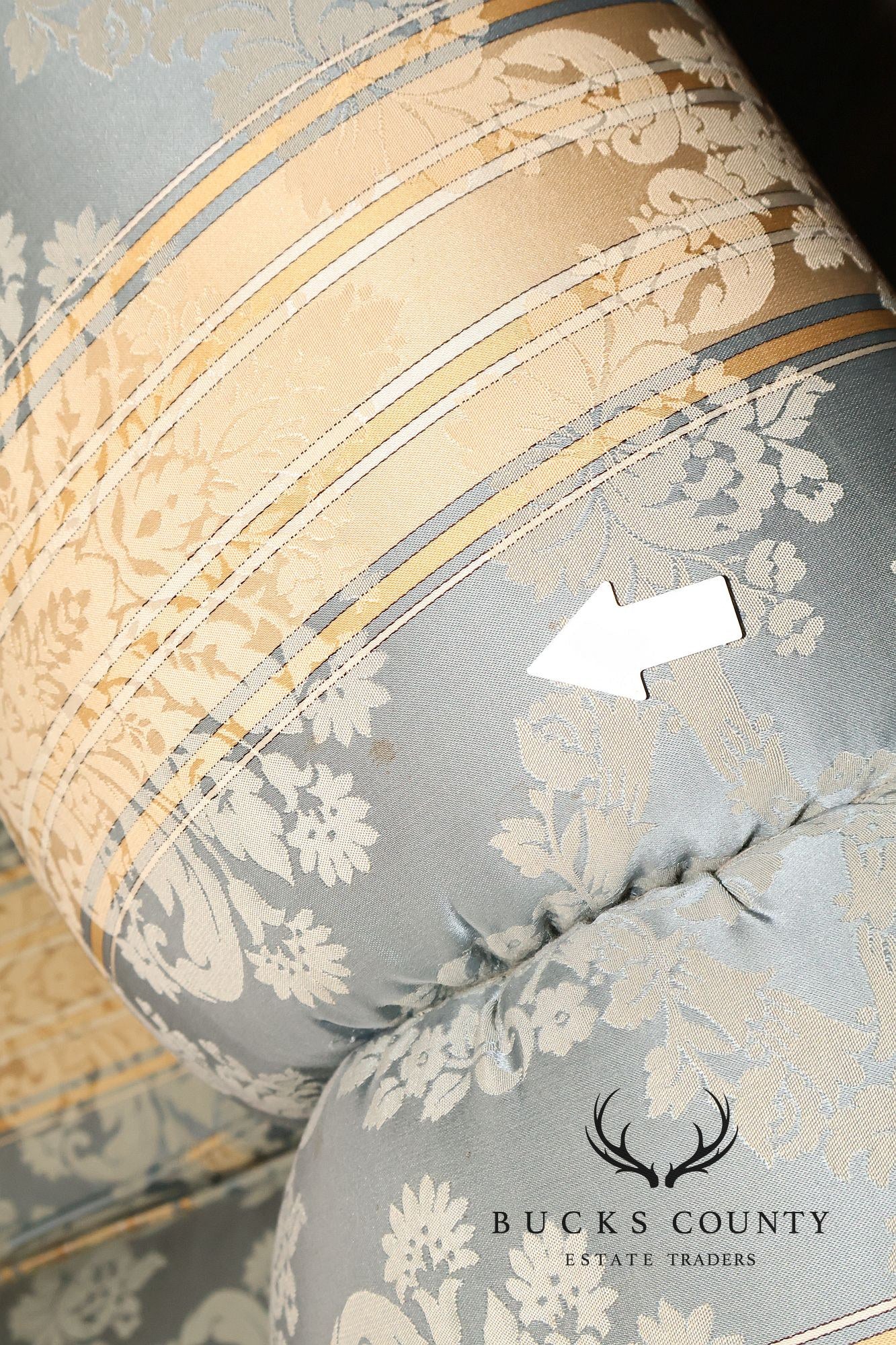 Kindel Custom Upholstered Channel Back Sofa