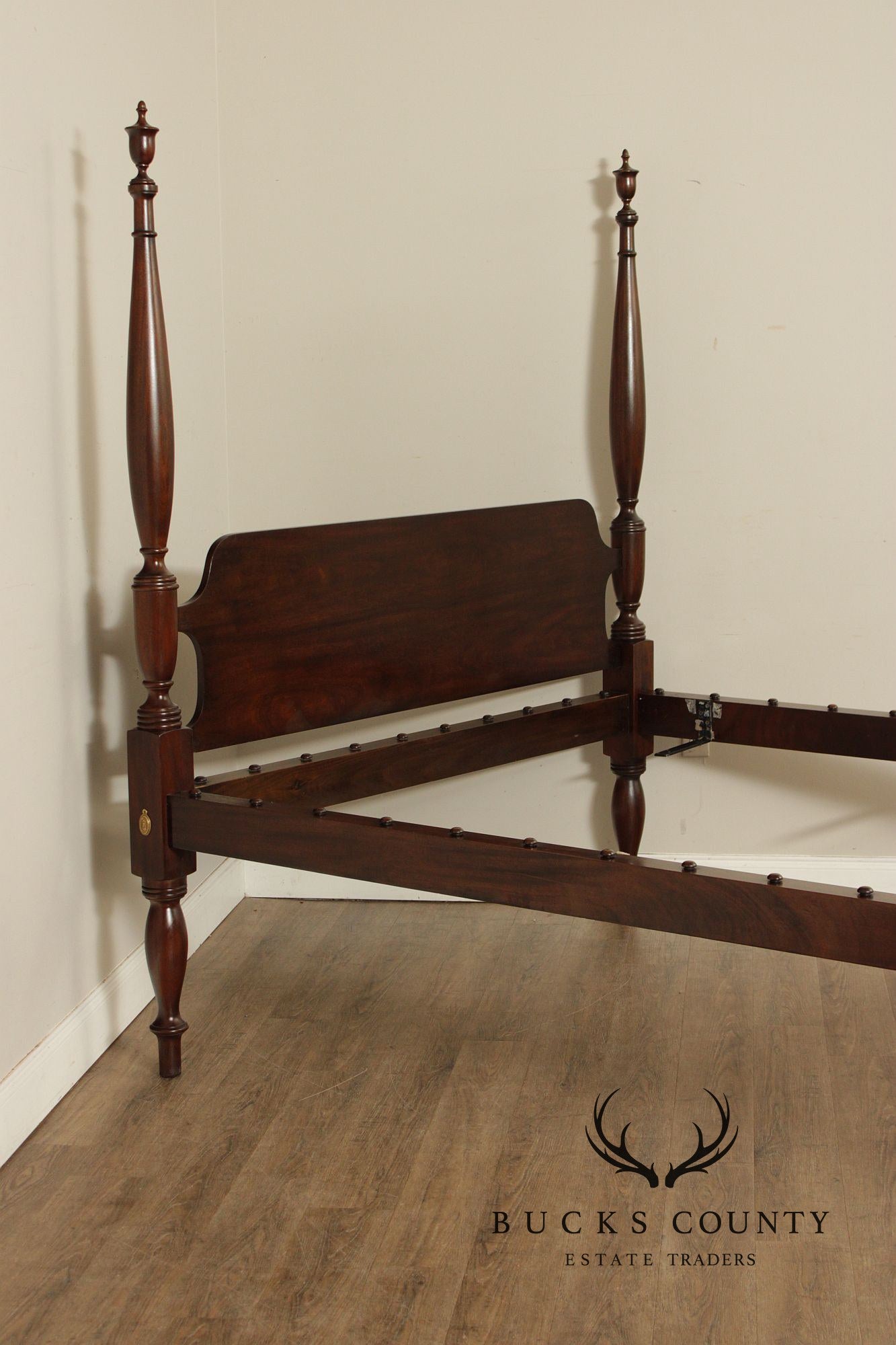 Henkel Harris Mahogany Queen Poster Bed