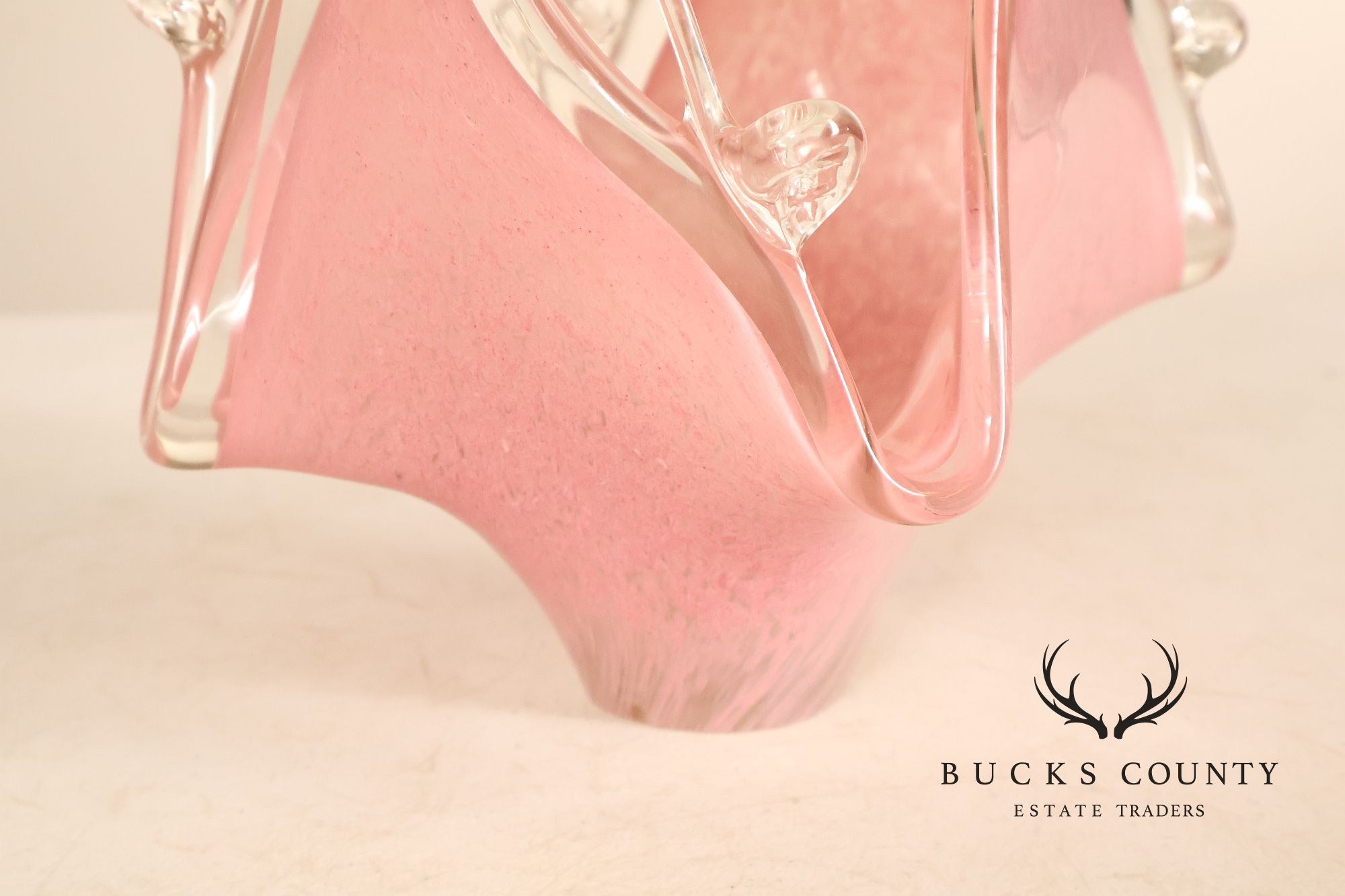 Murano Hand-Blown Decorative Vase