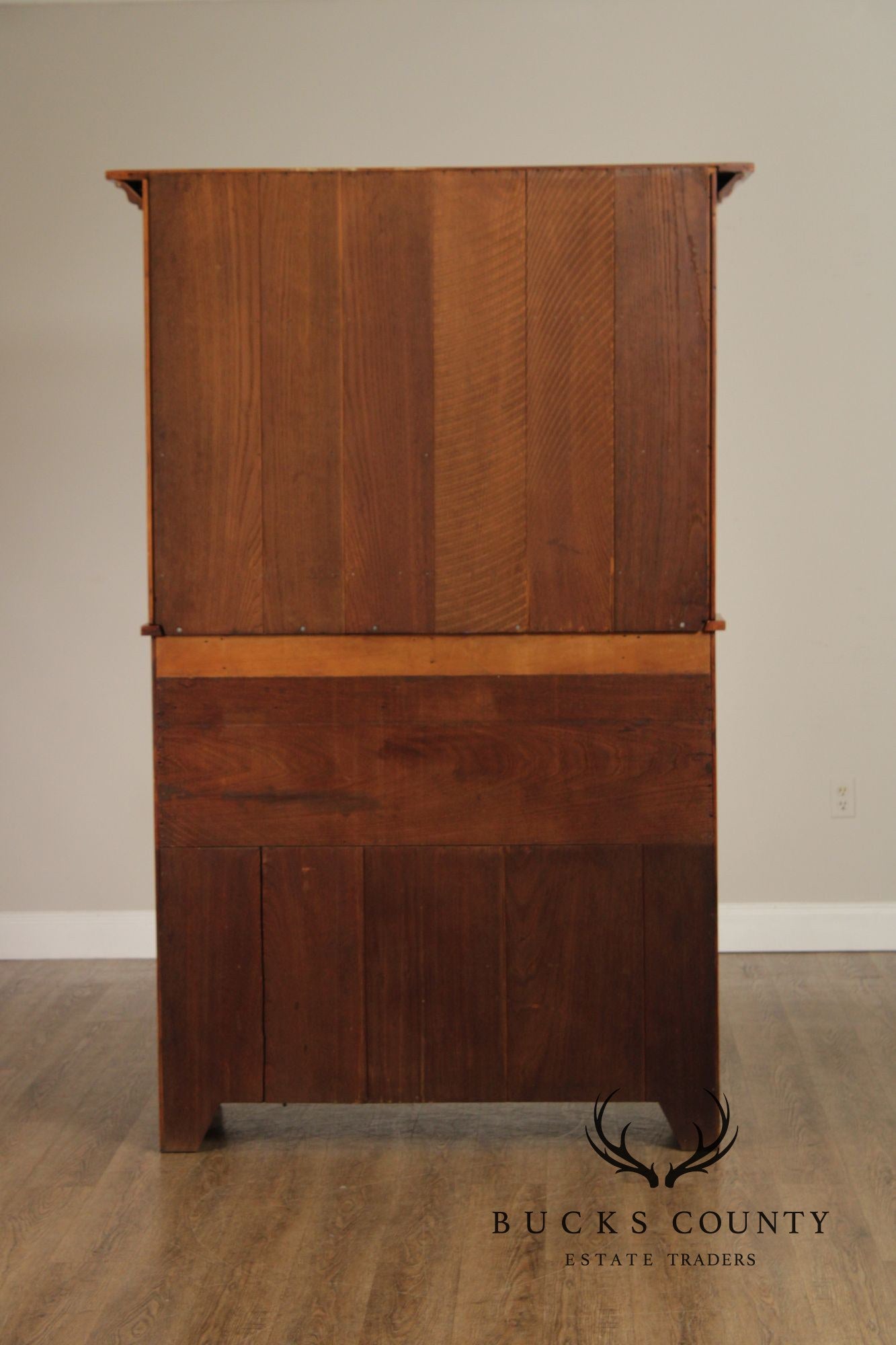 Custom Amish Crafted Primitive Farmhouse Hutch Cabinet