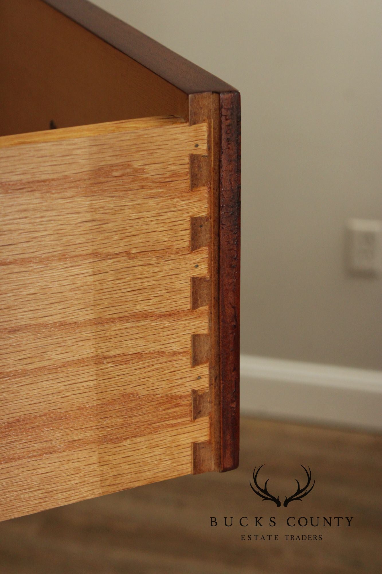 National Mt. Airy Campaign Style Tall Chest