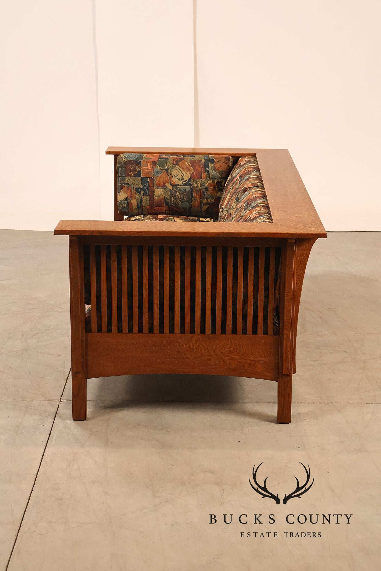 Stickley Mission Collection Oak Prairie Settle