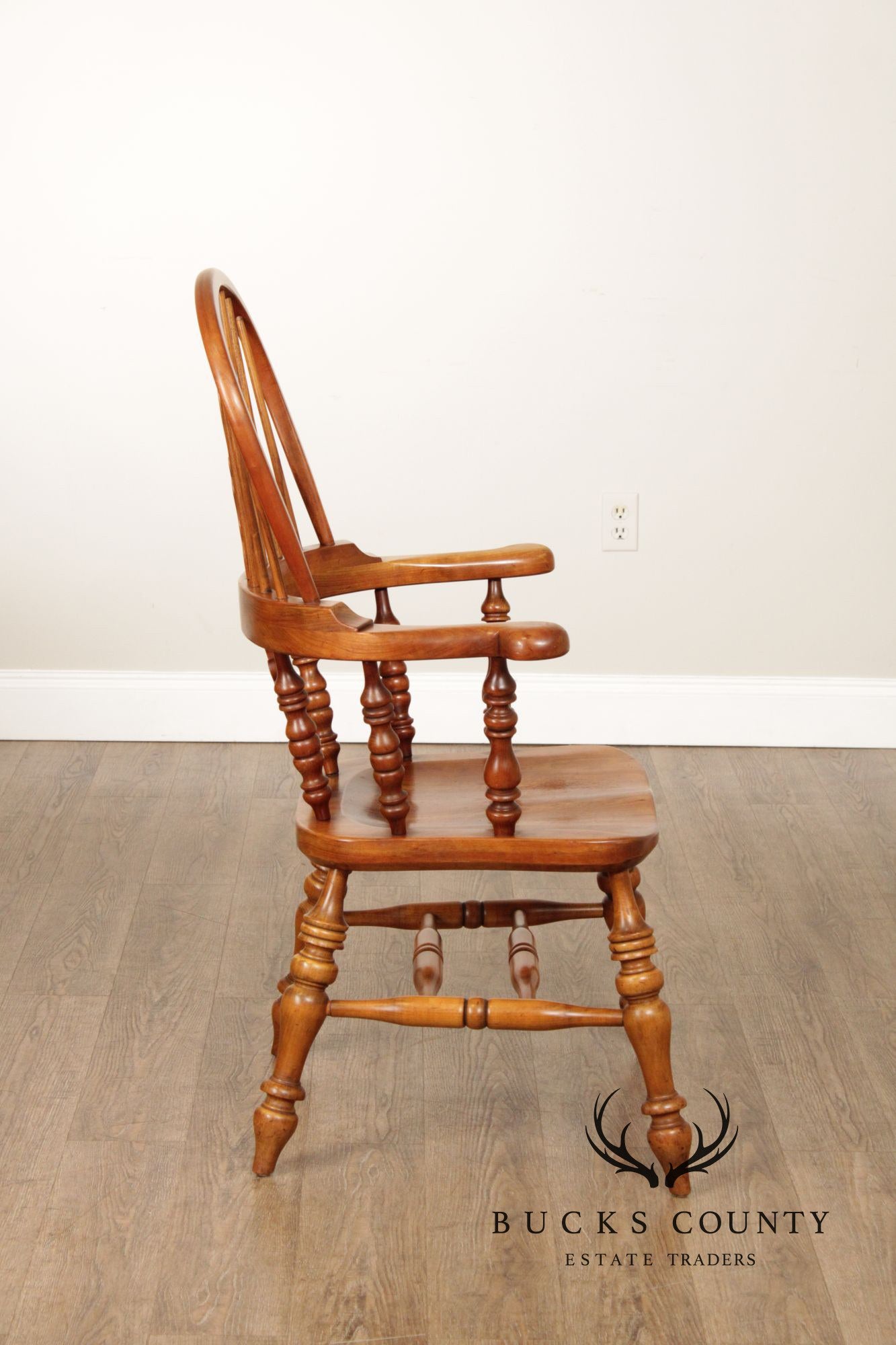 Stickley Cherry Valley Pair of Windsor Armchairs