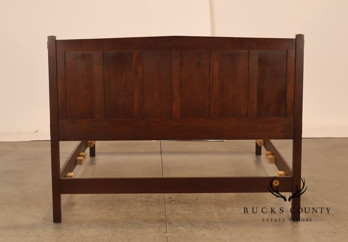 Stickley Mission Collection Oak Panel Queen Bed