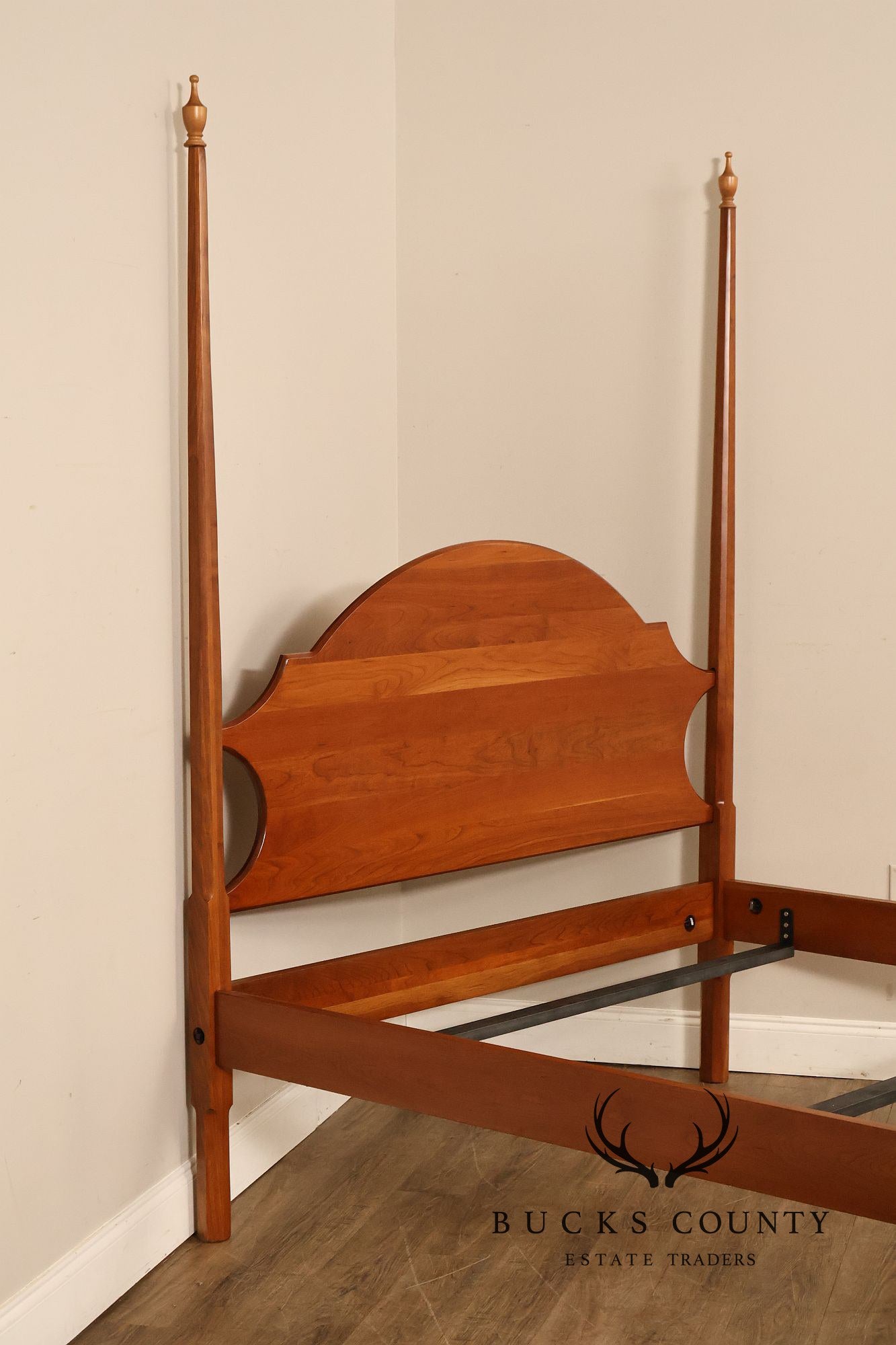 Custom Quality Solid Cherry Queen Size Poster Bed