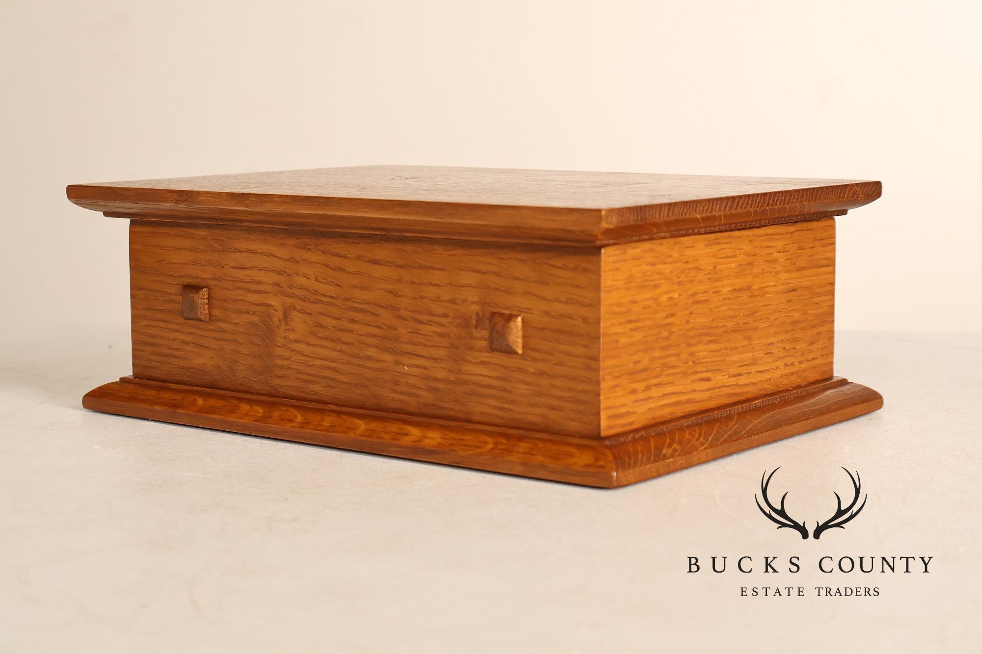 Stickley Mission Collection Oak Desk Box