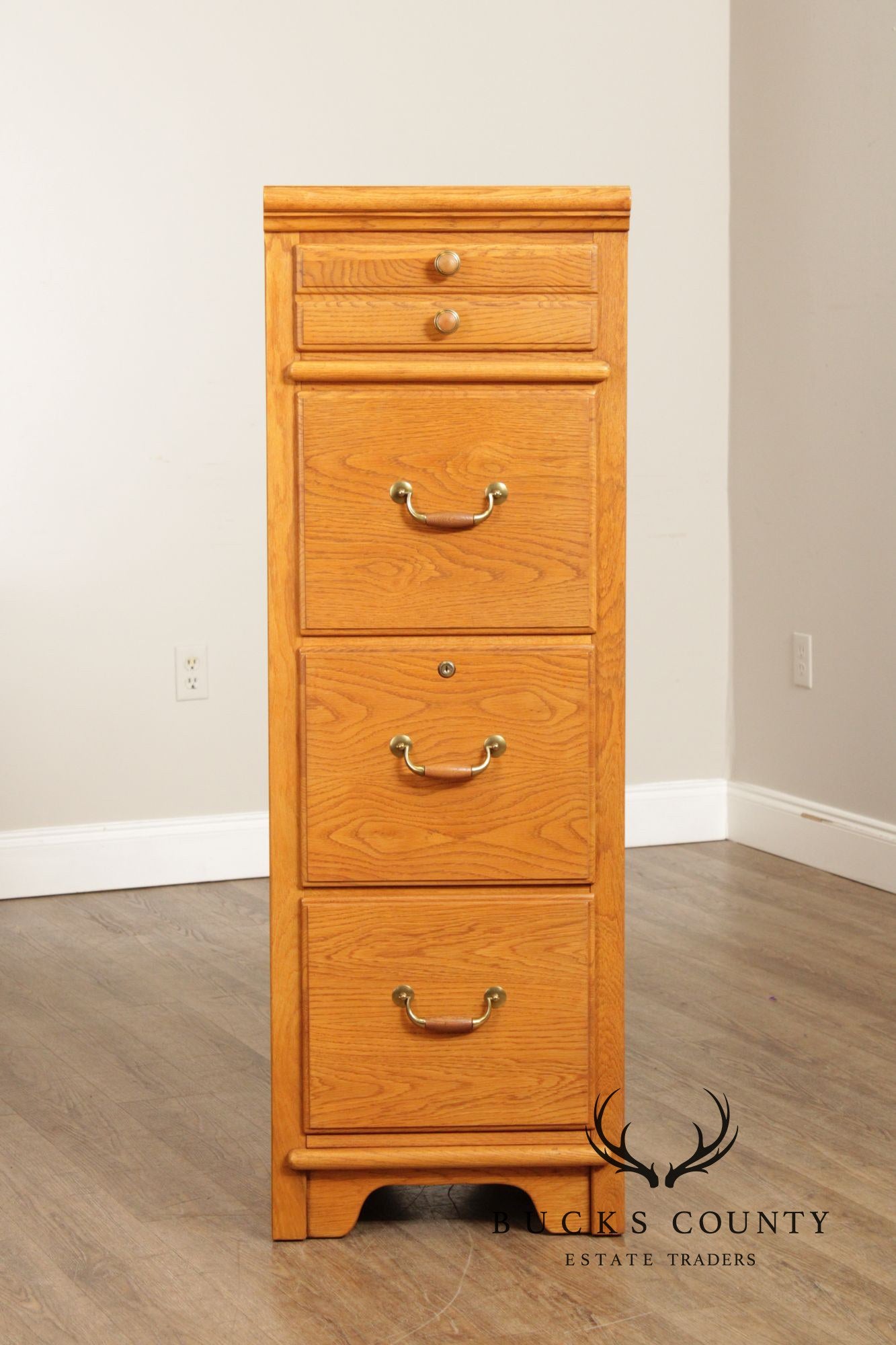Lexington Pair of Oak File Cabinets