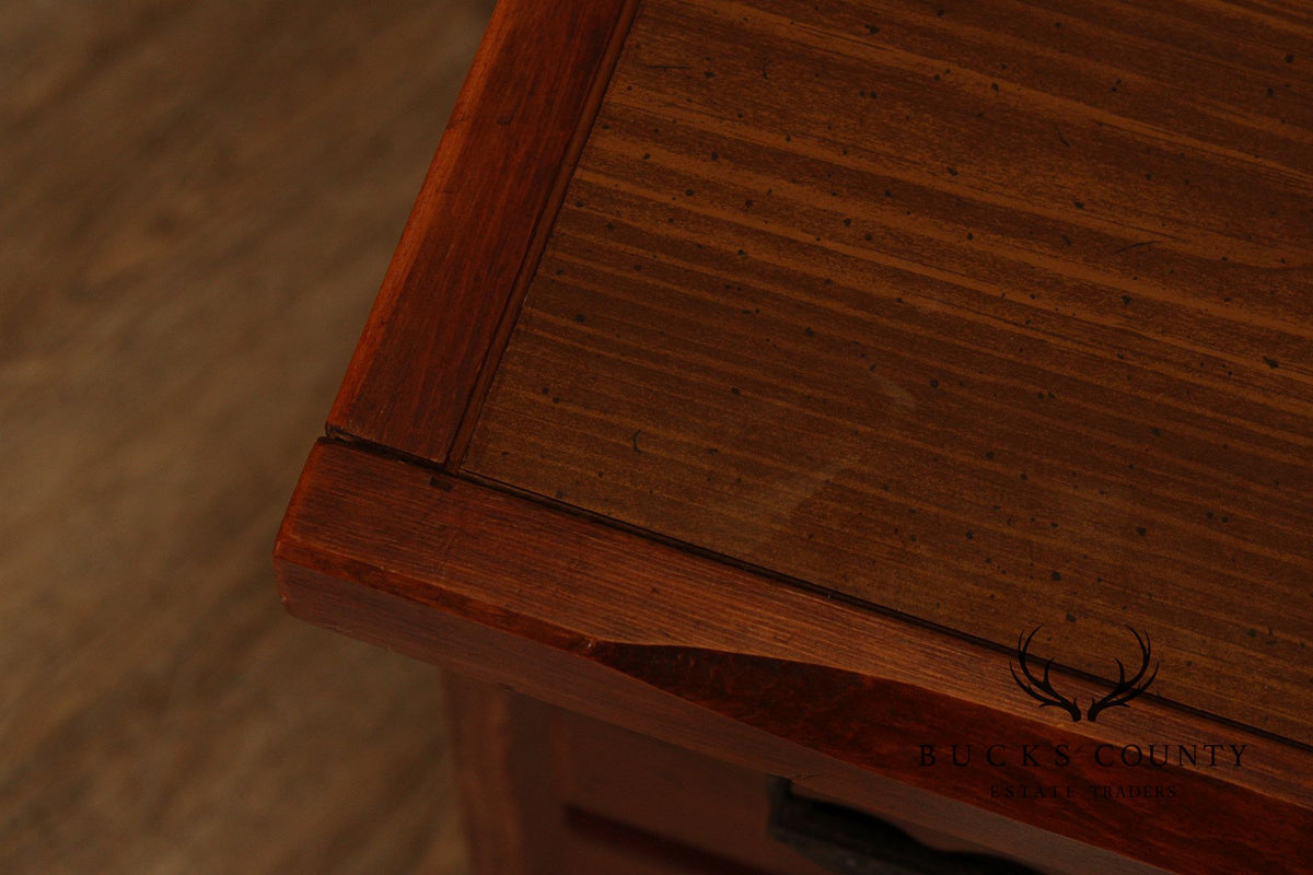 Vintage Apothecary Style Fifteen-Drawer Wood Storage Cabinet