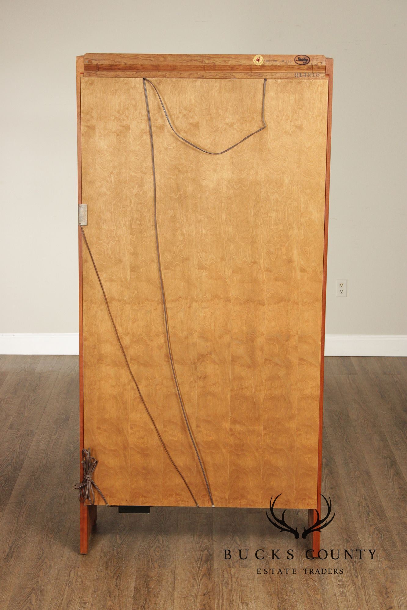 Stickley Mission Collection Cherry Lighted Display Cabinet