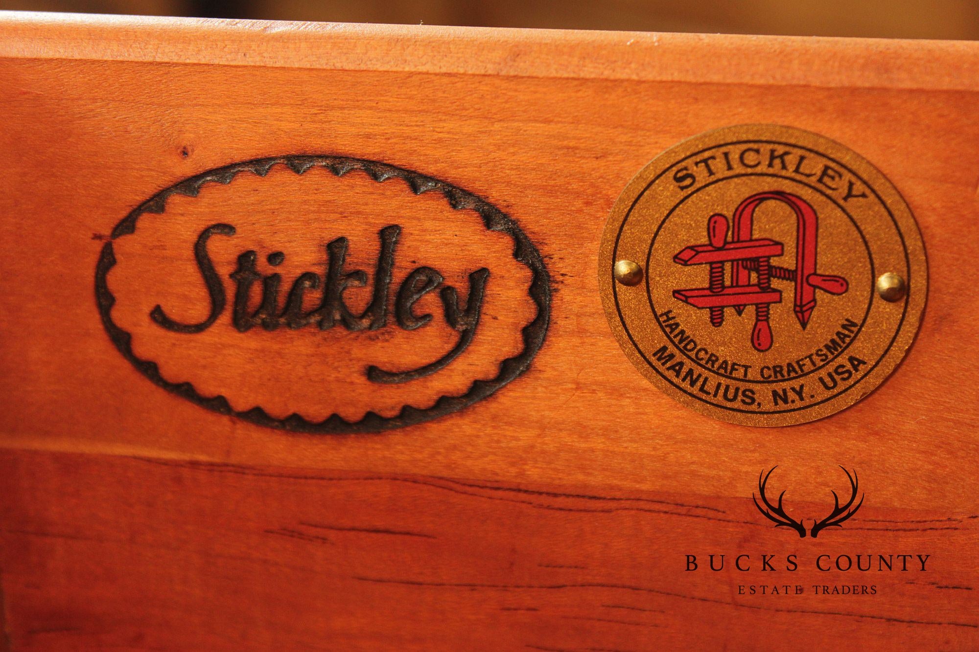 Stickley Mission Collection Cherry Seven Drawer Dresser