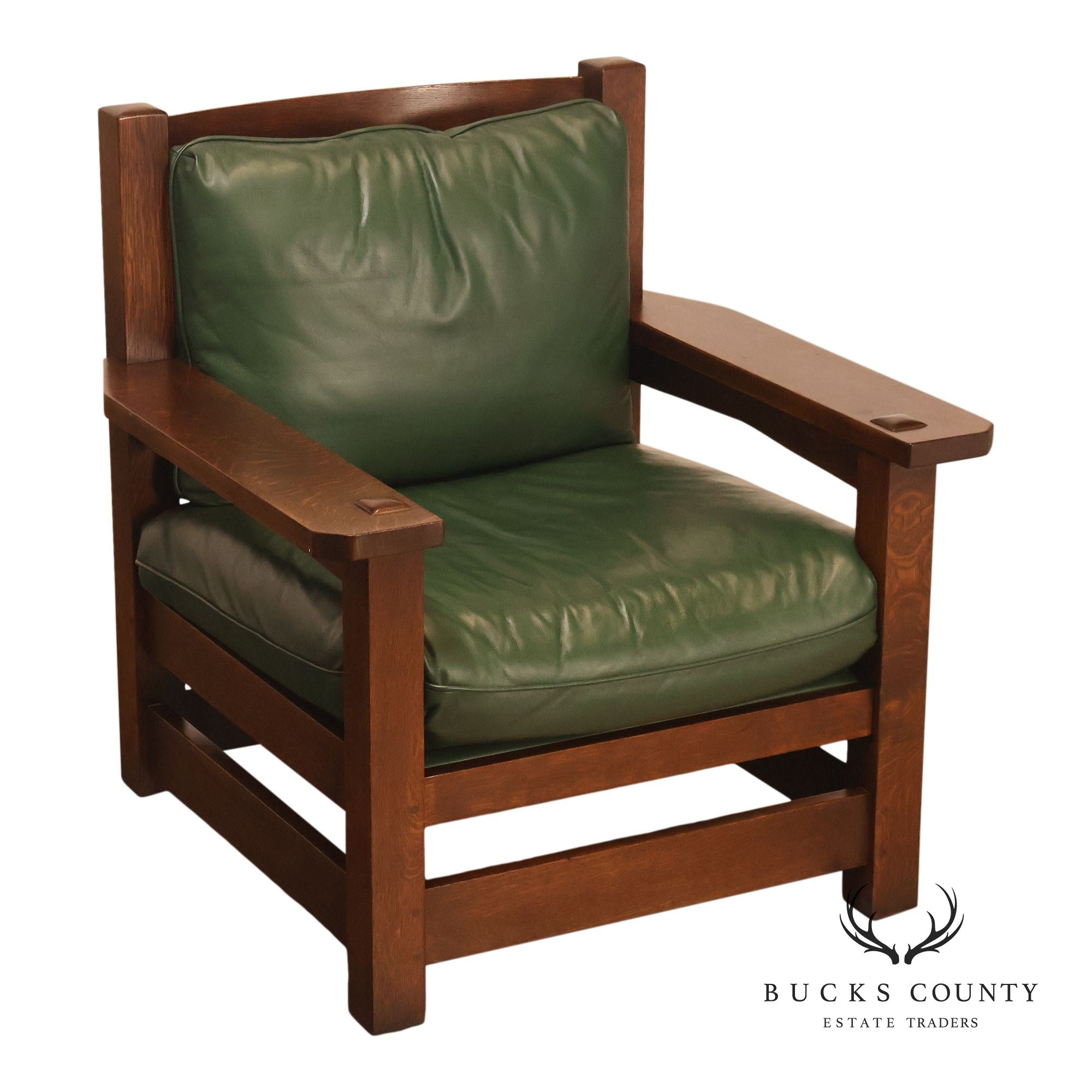 Stickley Mission Collection Oak Eastwood Lounge Chair