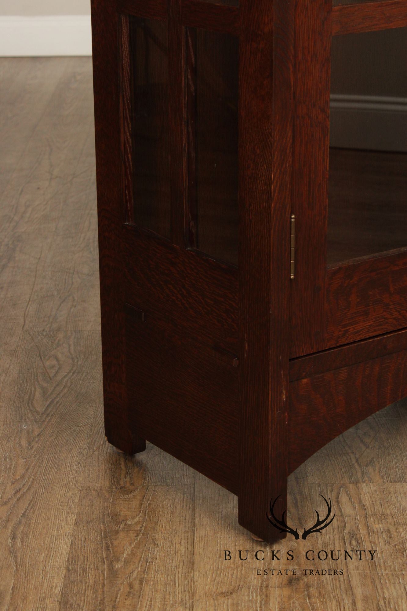Stickley Mission Collection Oak Display Cabinet