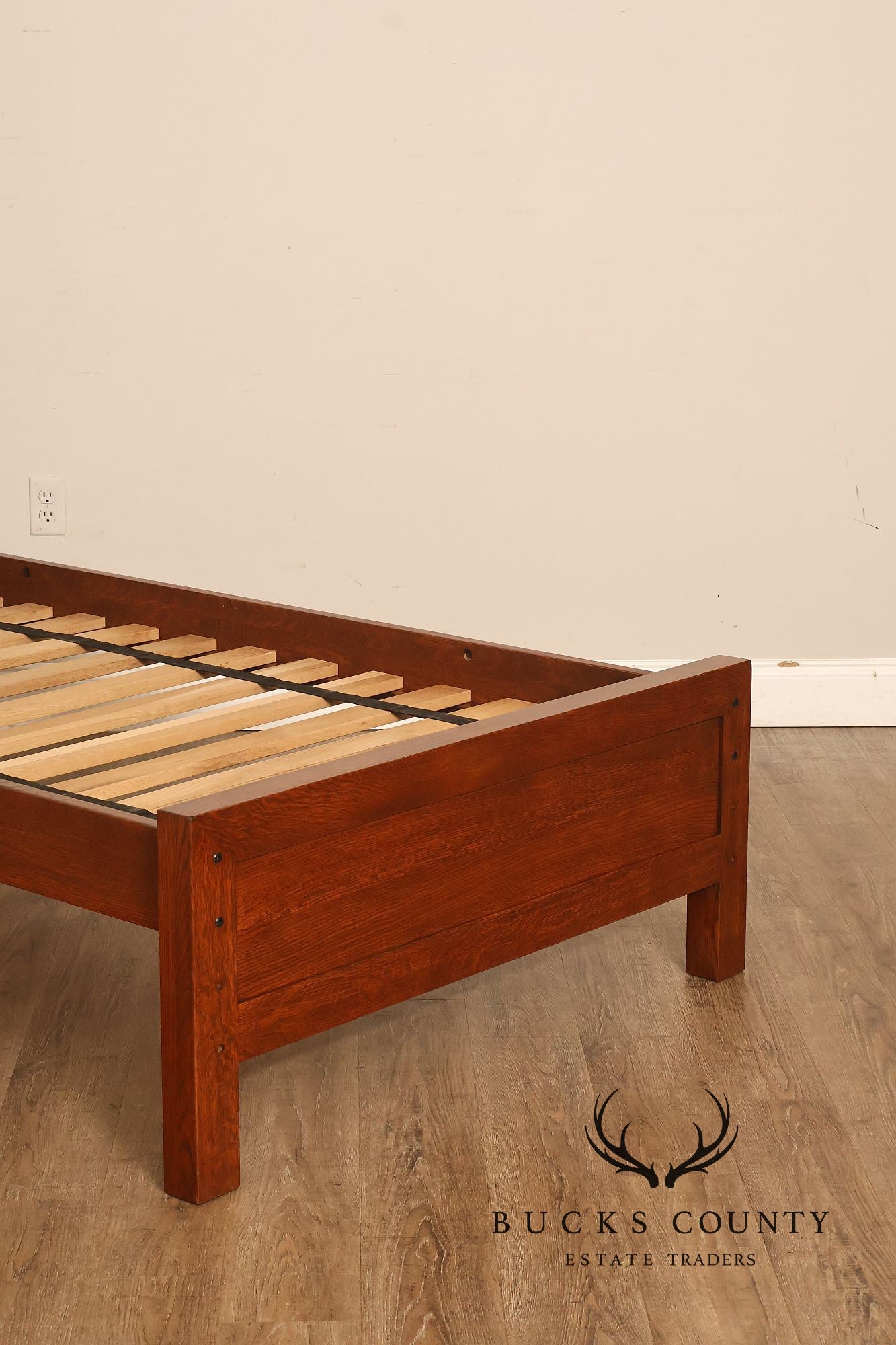 Stickley Antiquities Collection Mission Oak Twin Bed