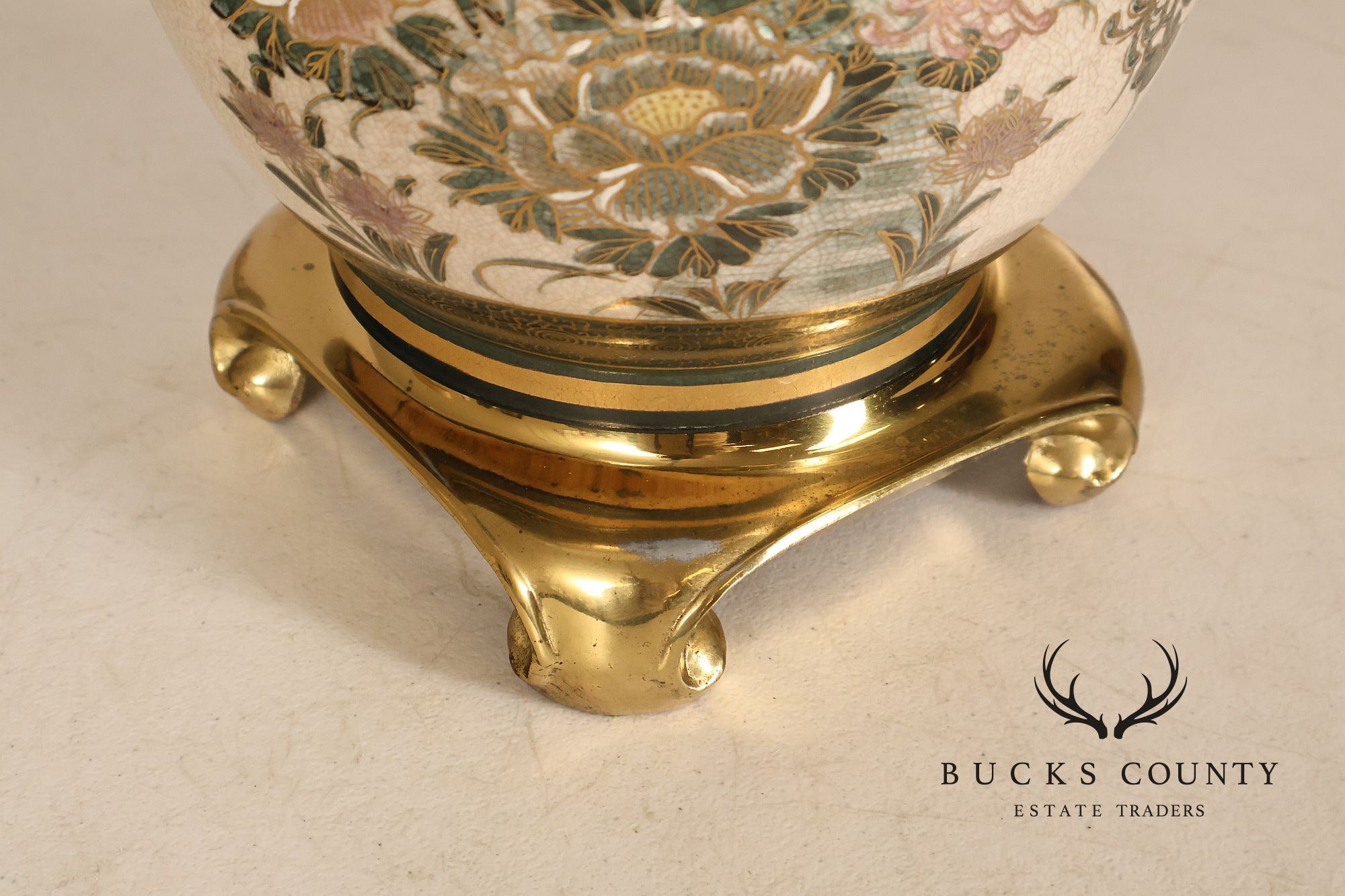 Japanese Style Porcelain Table Lamp