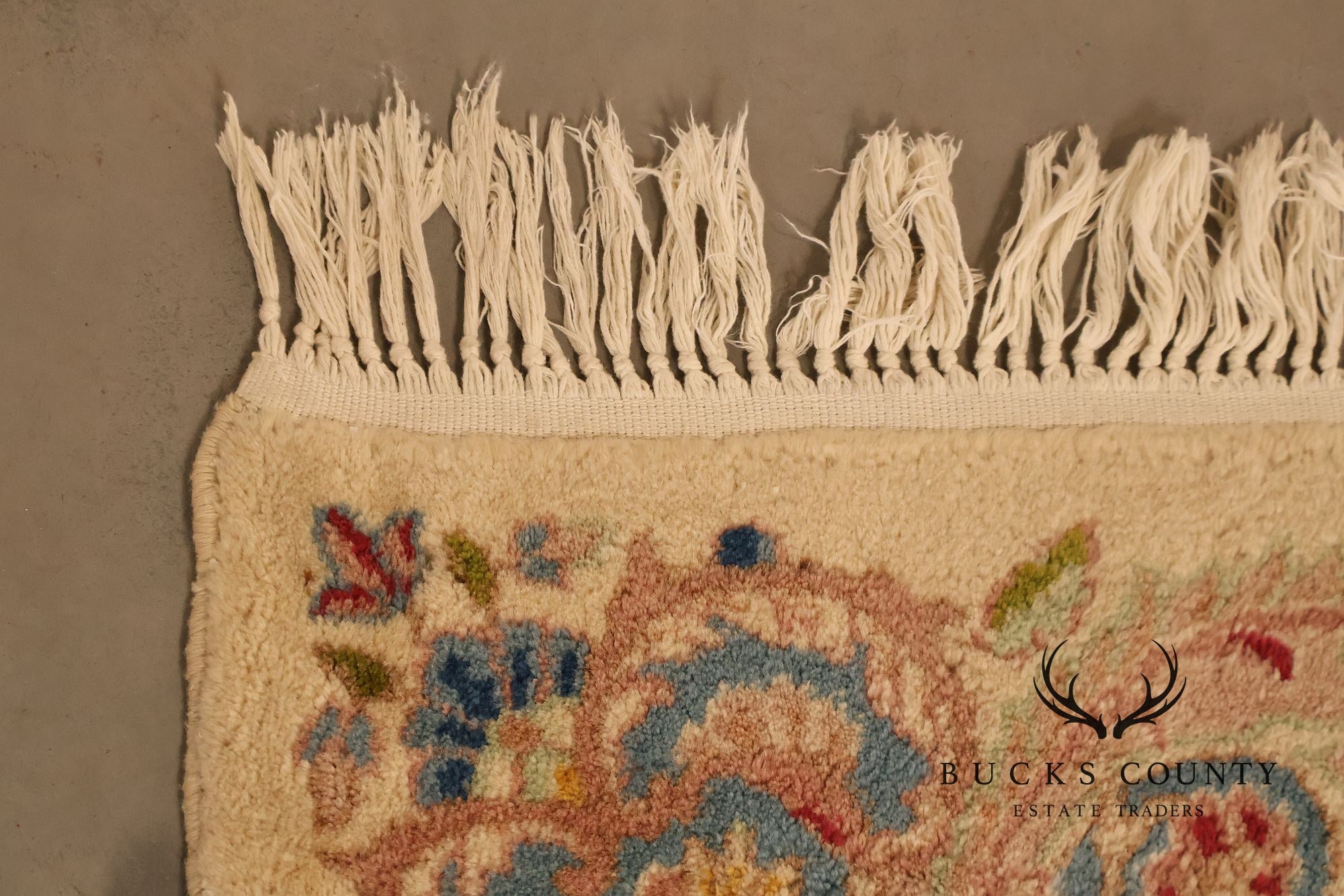 Kirmin Pattern Large Hand Tied 11' x 18' Fringed Area Rug