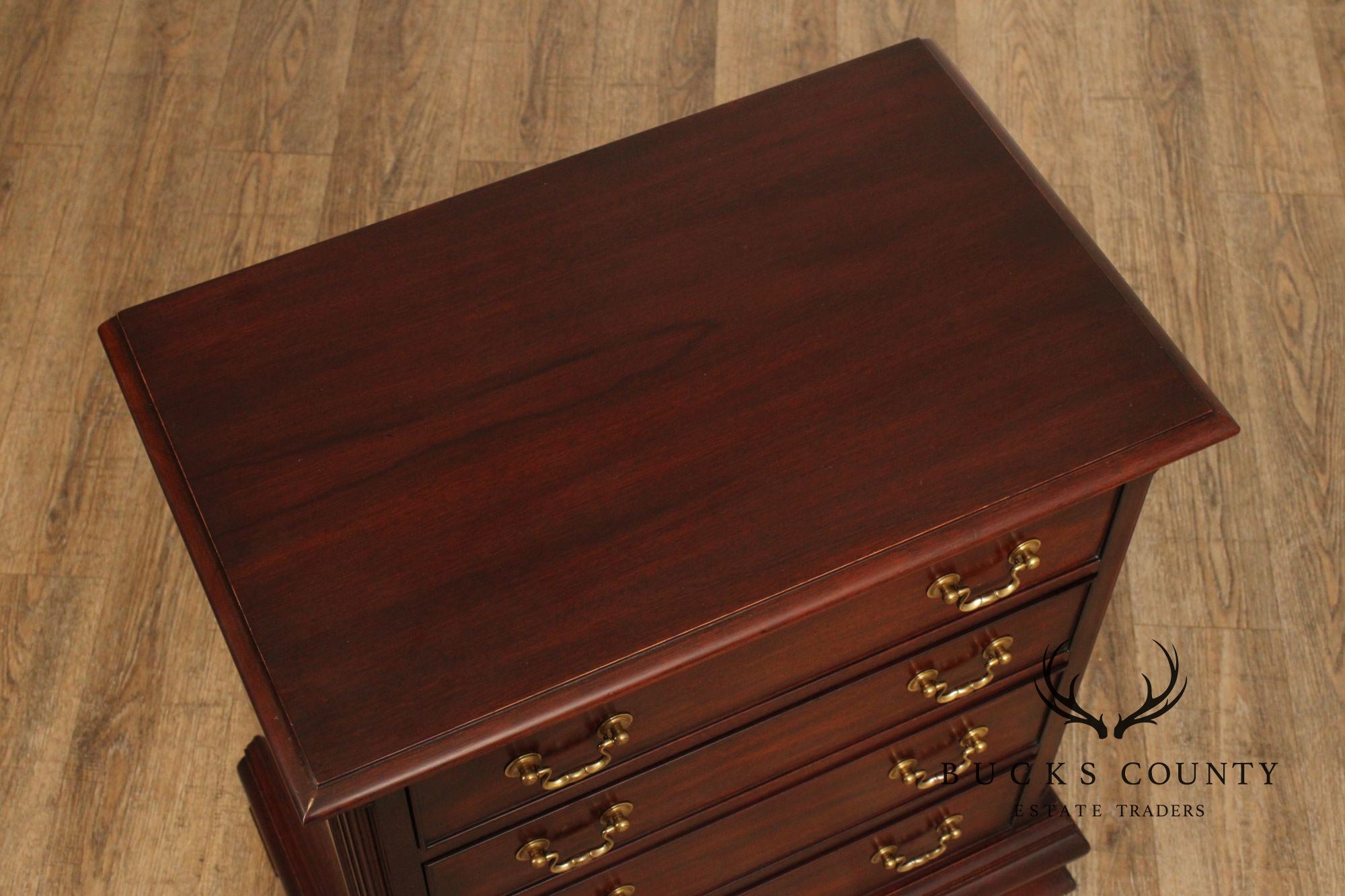 Henkel Harris Georgian Style Mahogany Nightstand