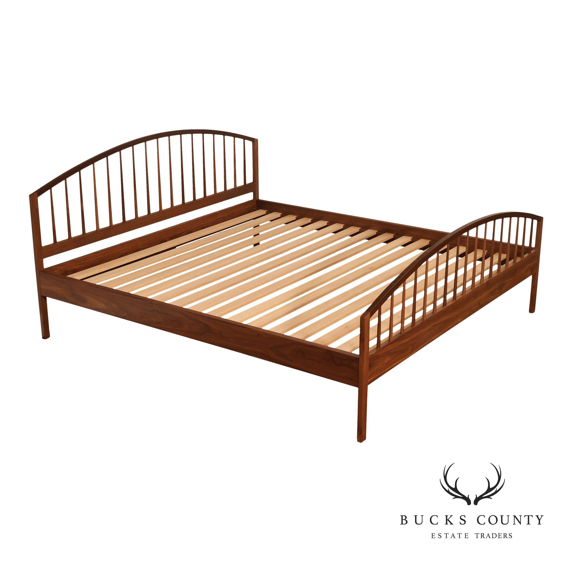 Chilton Burnett Spindle Walnut King Bed