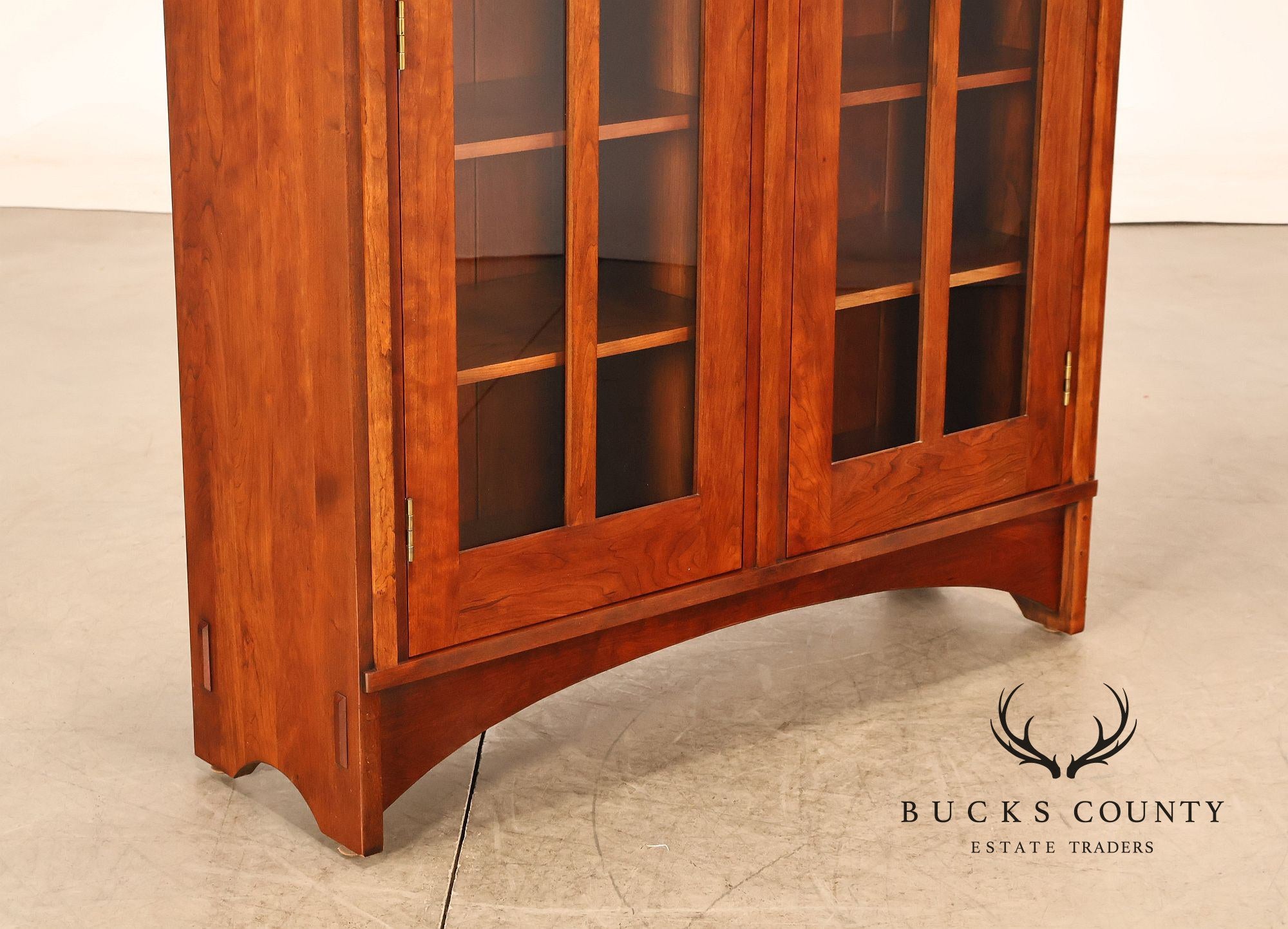 Stickley Mission Collection Harvey Ellis Cherry Bookcase