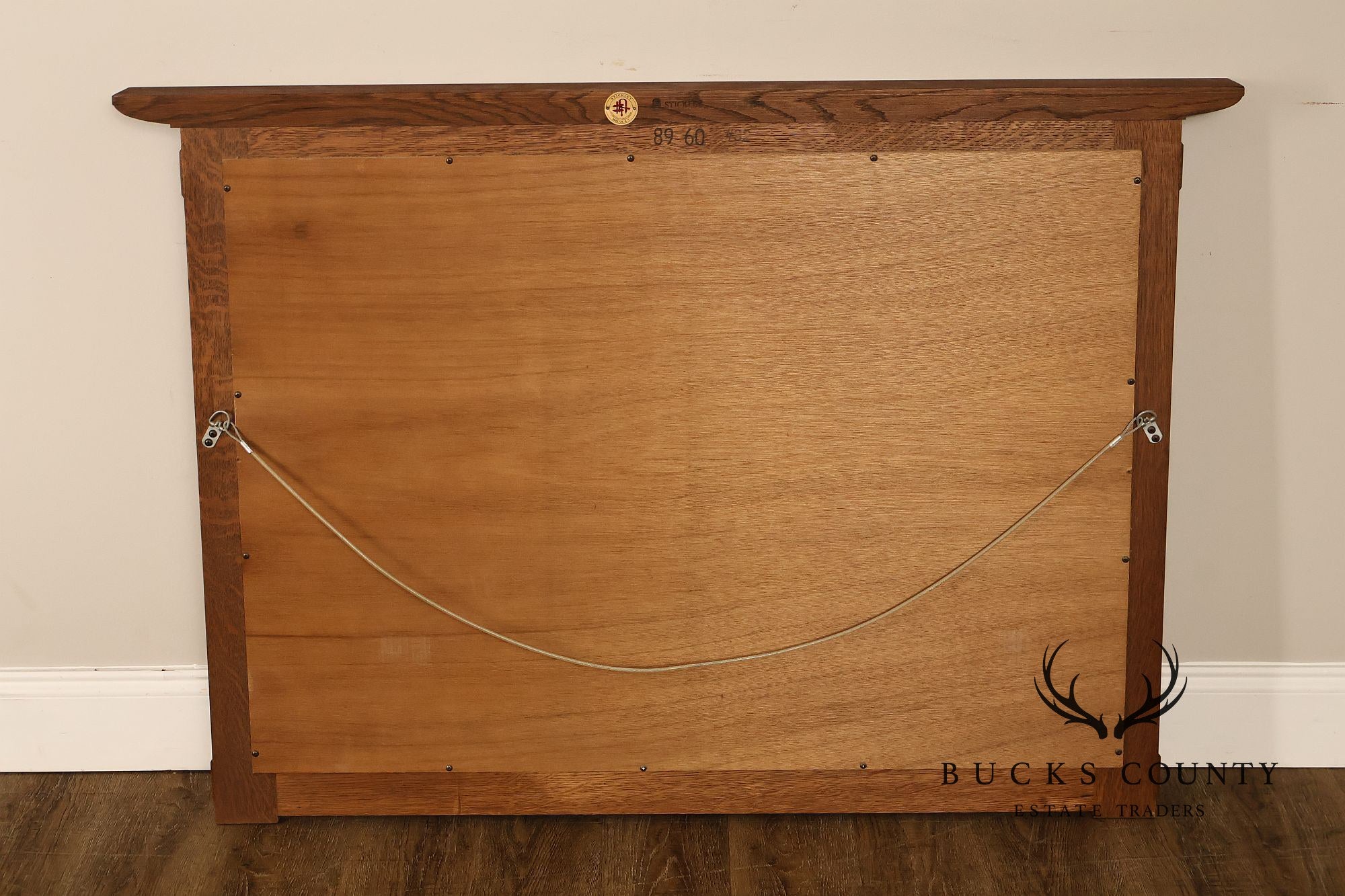 Stickley Mission Collection Oak Wall Mirror