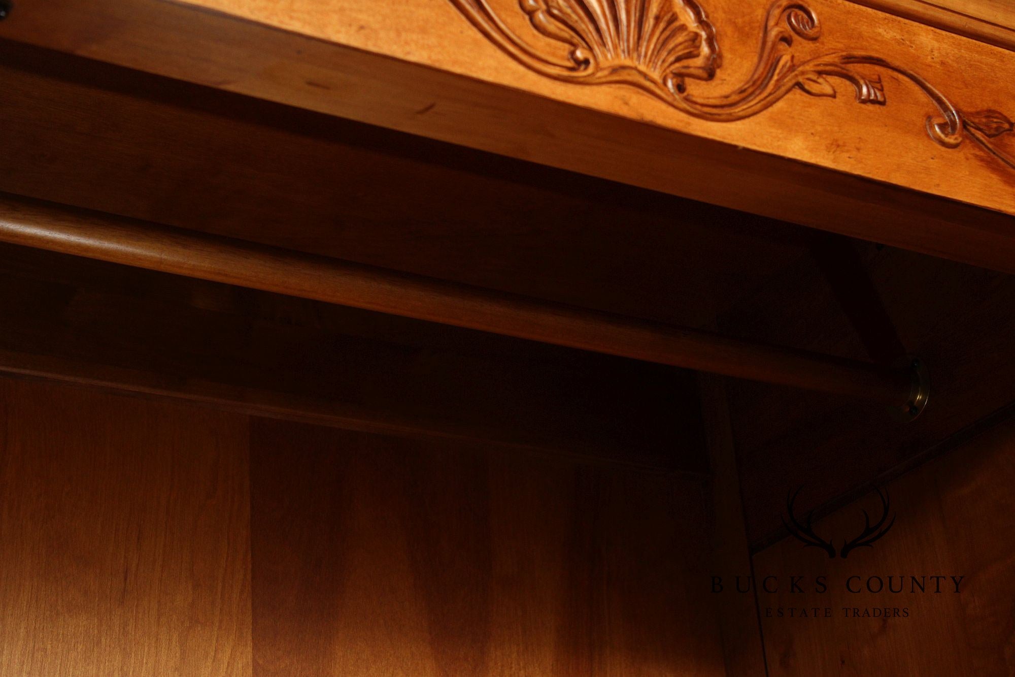 Ethan Allen Legacy Bonnetiere French Provincial Style Maple Armoire