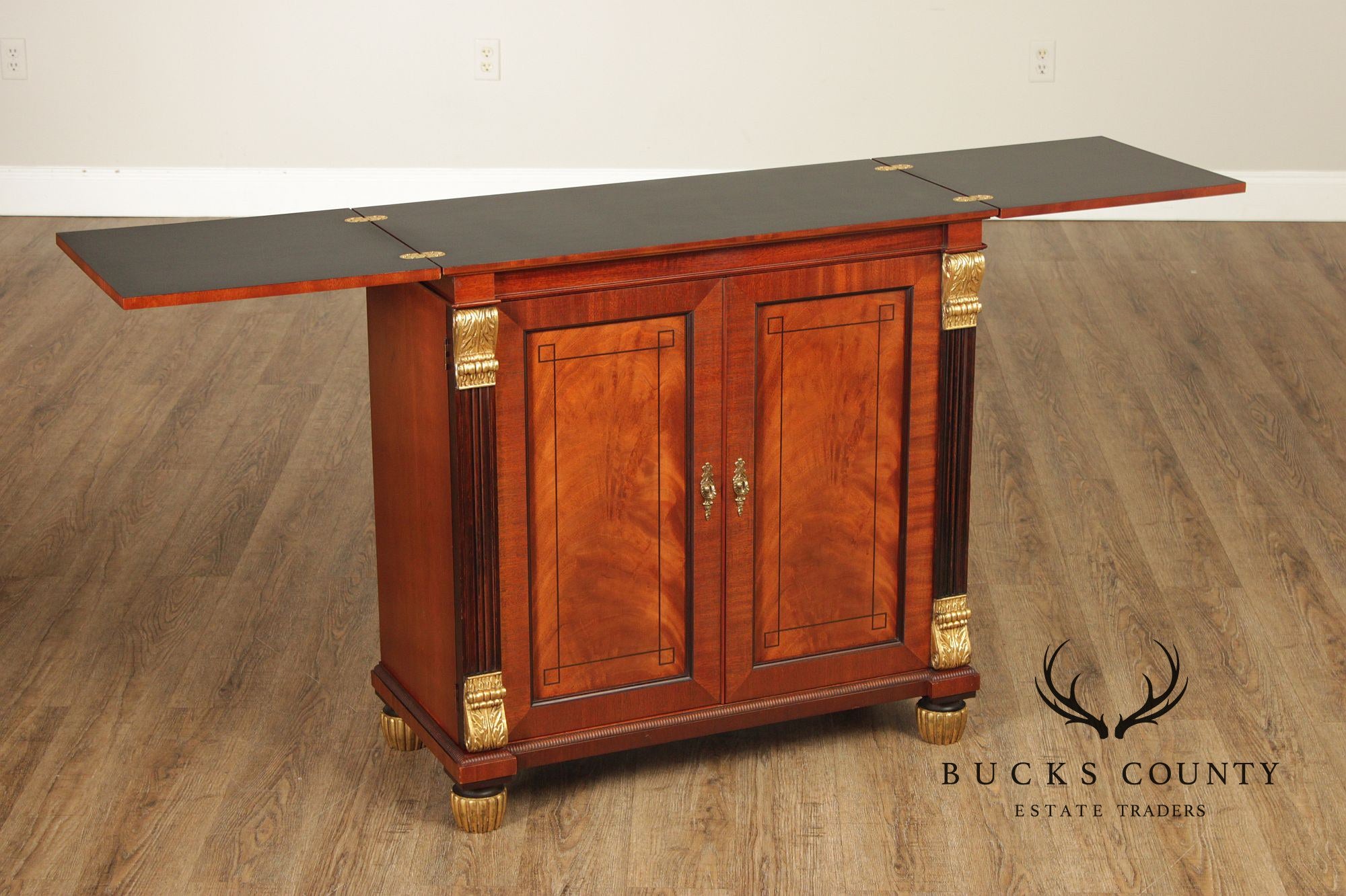 Baker Empire Style Mahogany Server