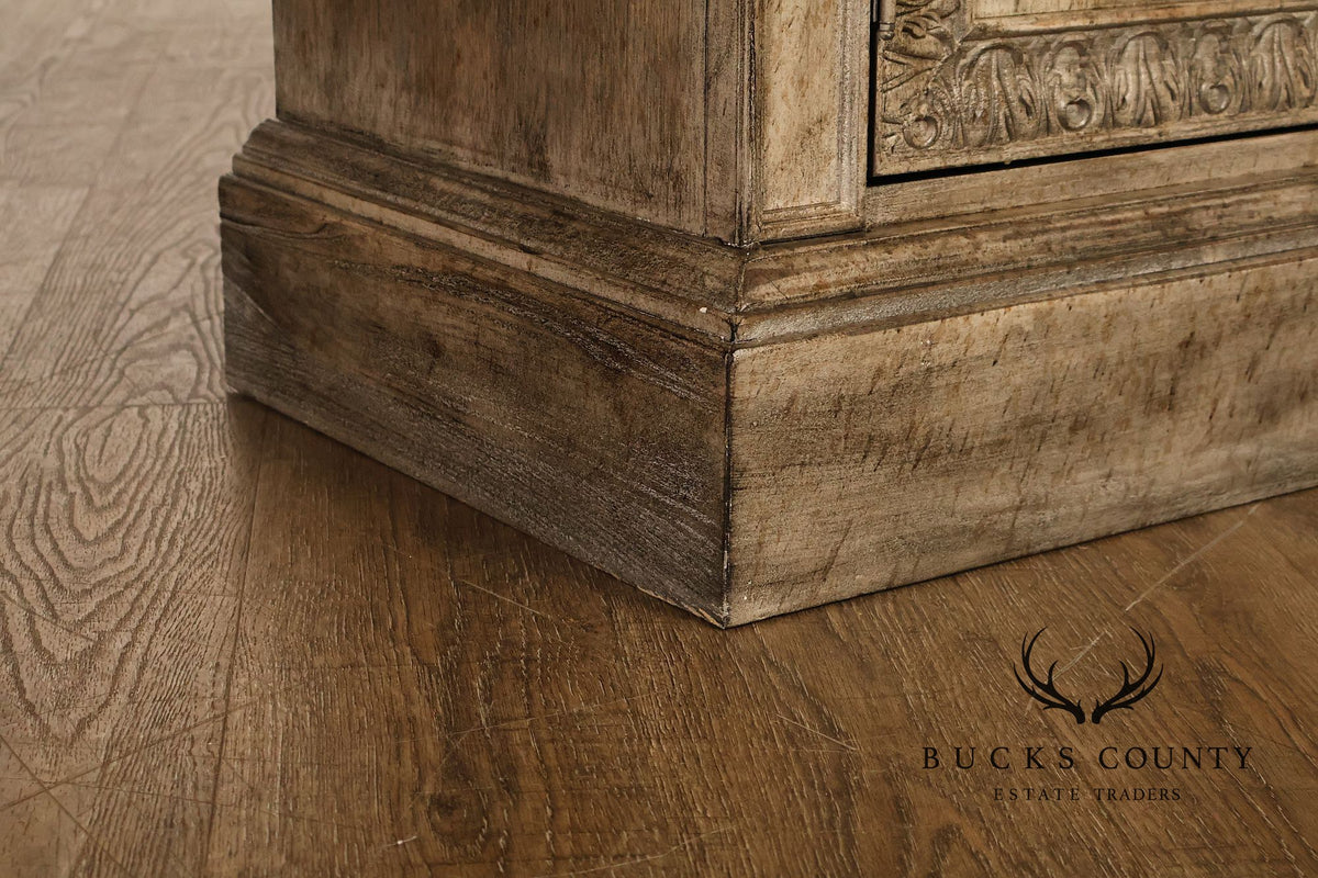Hooker Furniture Carved Two Door Console Cabinet