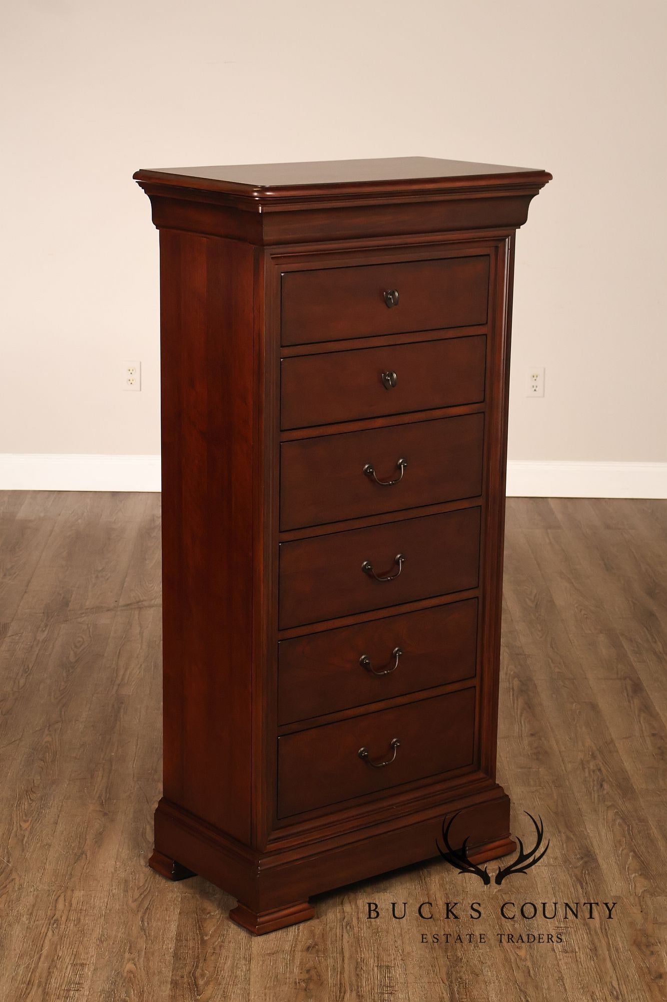 Thomasville Traditional Louis Philippe Style Cherry Lingerie Chest