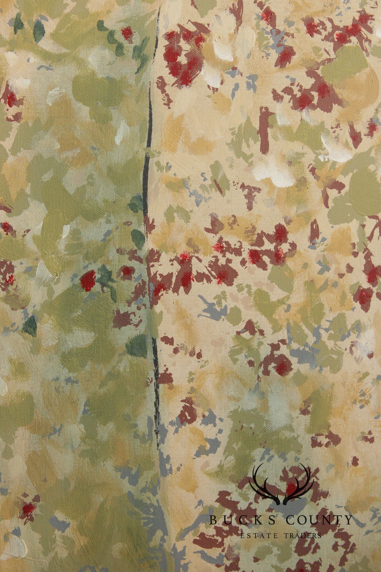 C. Williams Large Framed Oil Painting, White Shirts