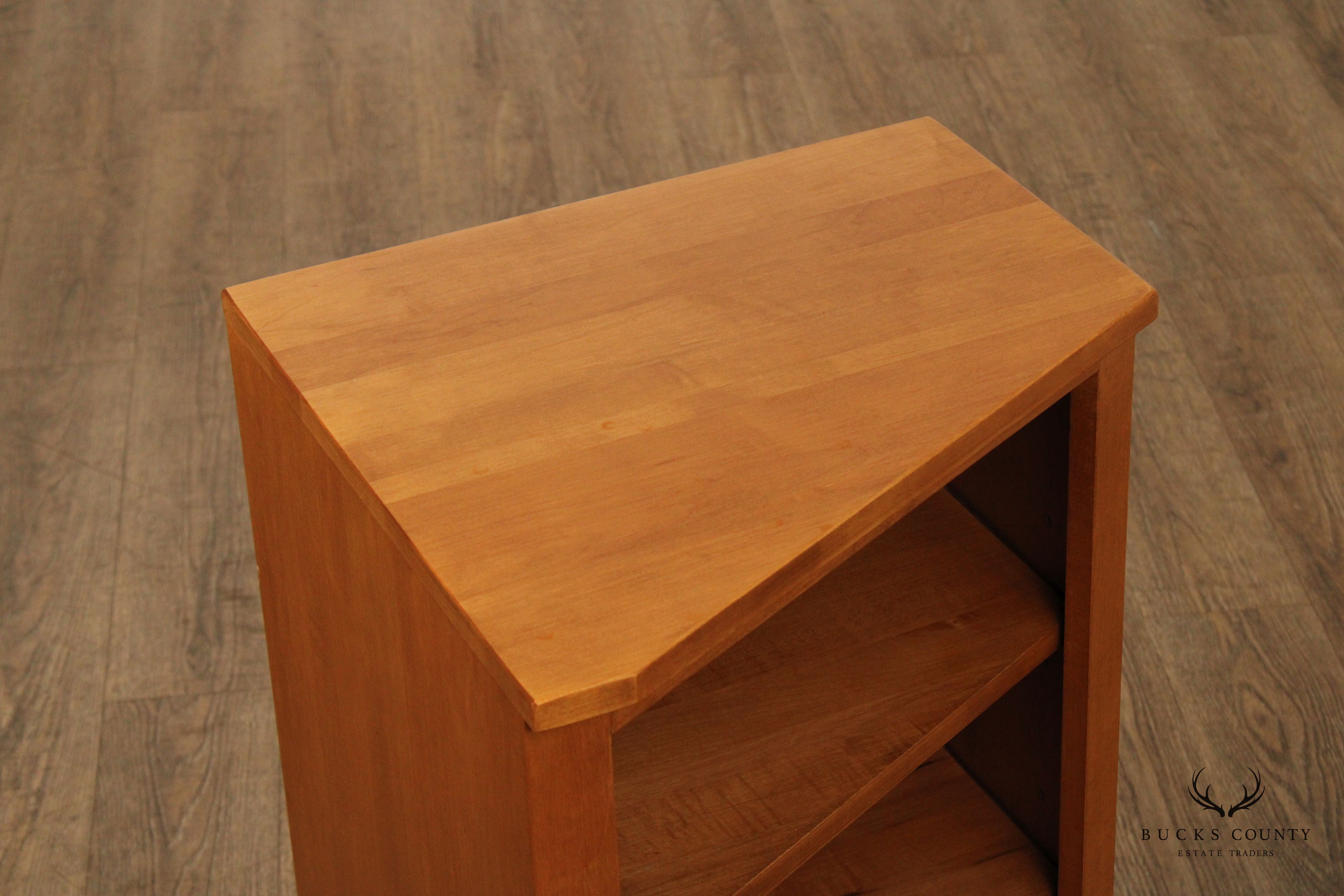 Ethan Allen 'Country Colors' Maple Corner Bookcase