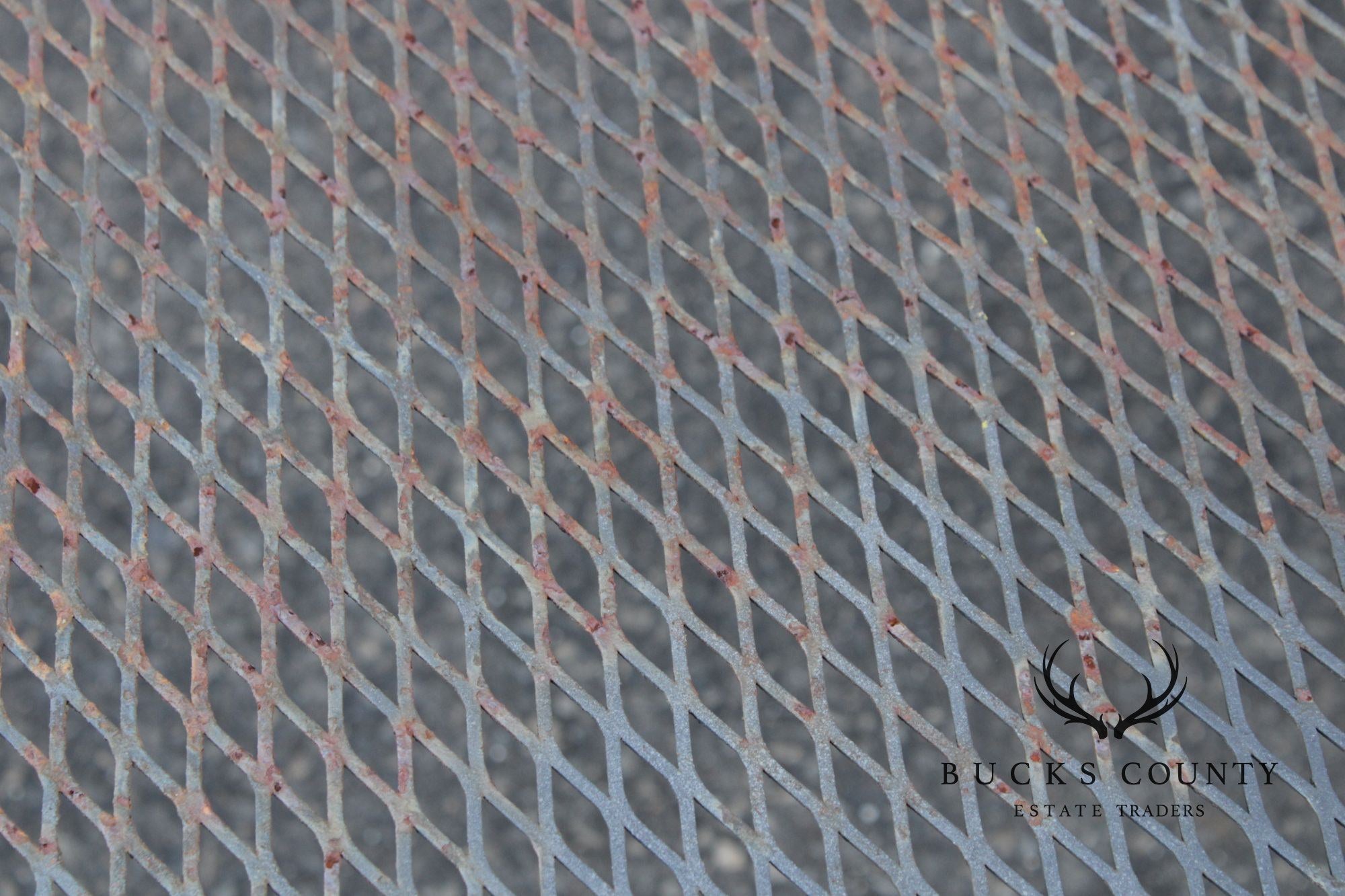 Vintage Wrought Iron Outdoor Coffee Table