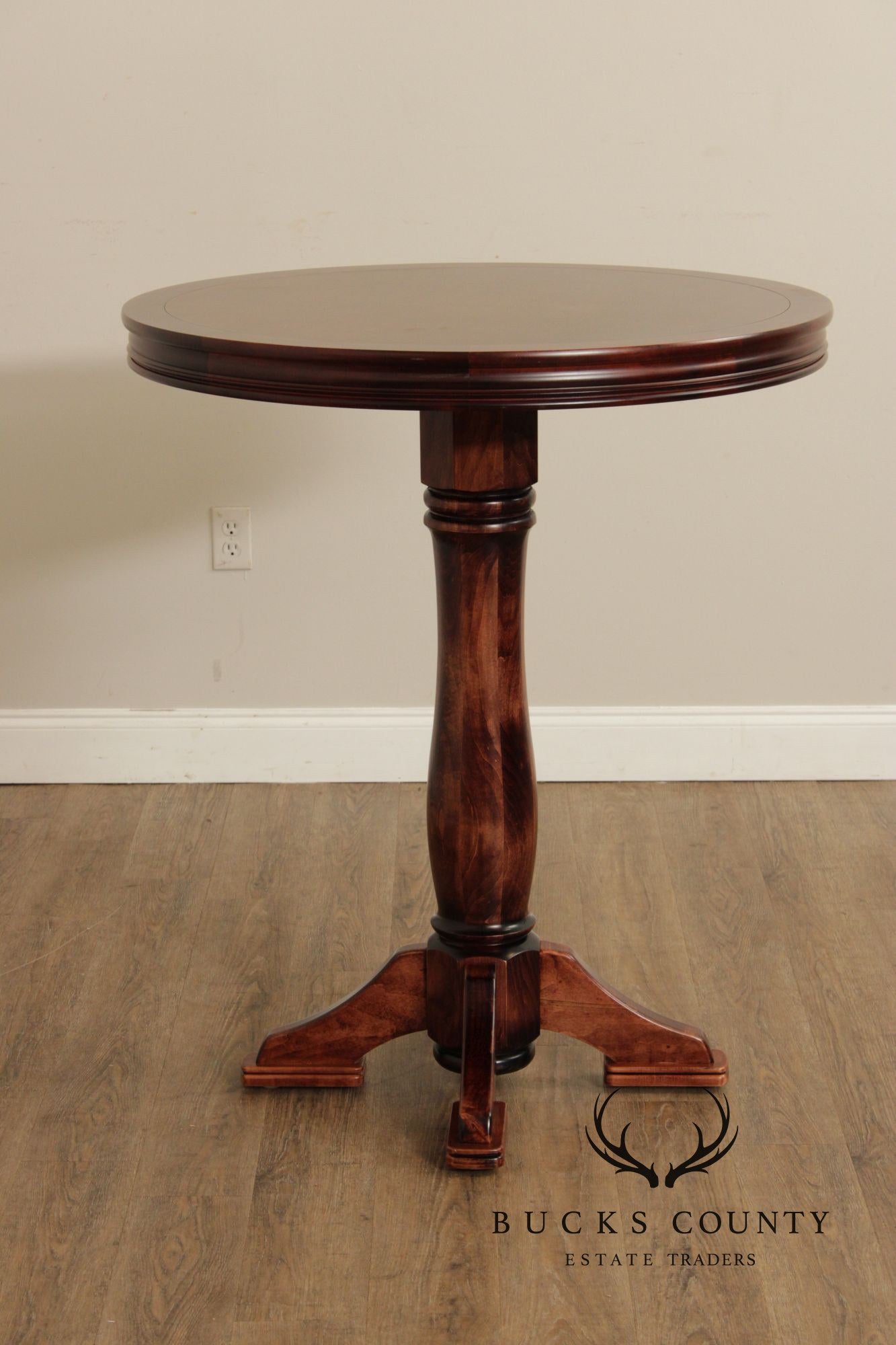 Rustic Style Round Top Bistro Table